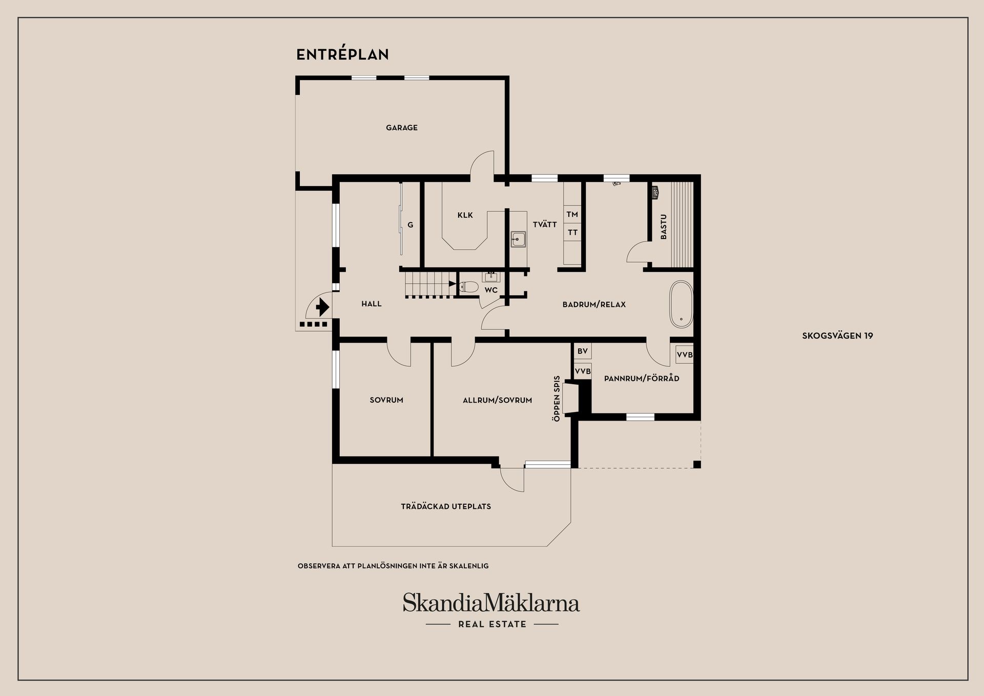 Villa, Skogsvägen 19, Fullersta - Centrala Huddinge, Huddinge