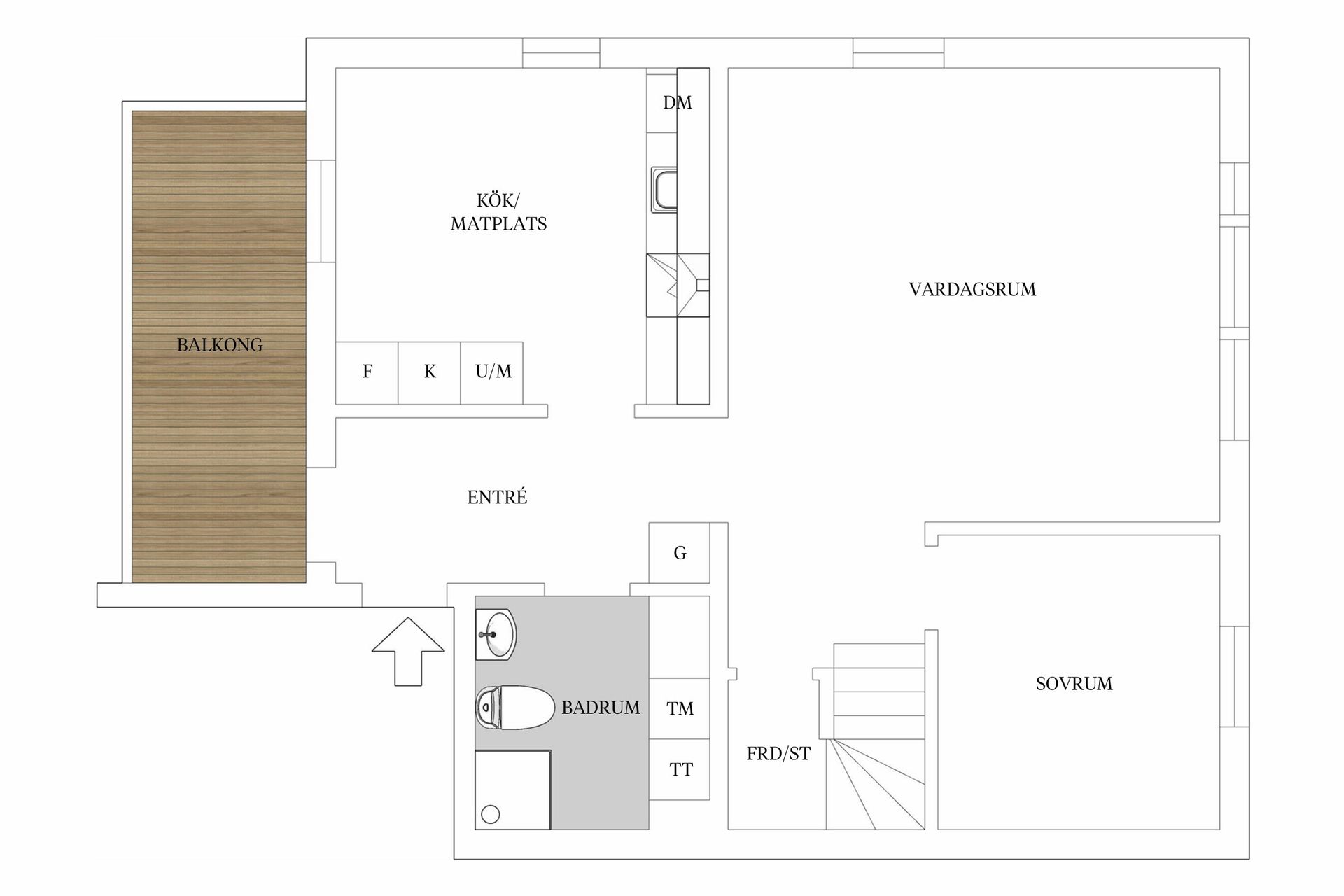 Bostadsrätt, Sigurdsgatan 5, Söder, Växjö