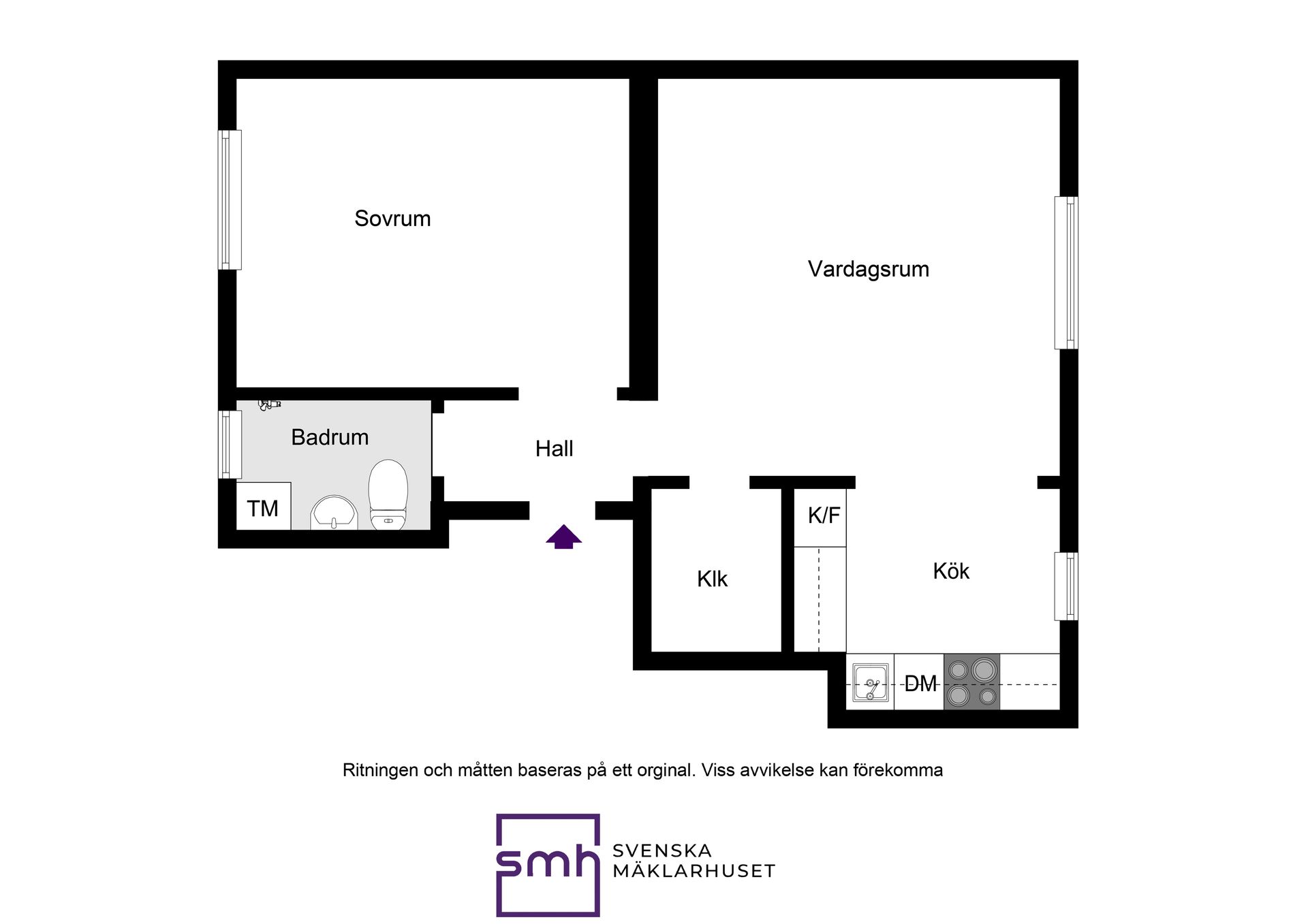 Bostadsrätt, Knypplerskevägen 11, 1tr, Bromma / Åkeshov, Stockholm