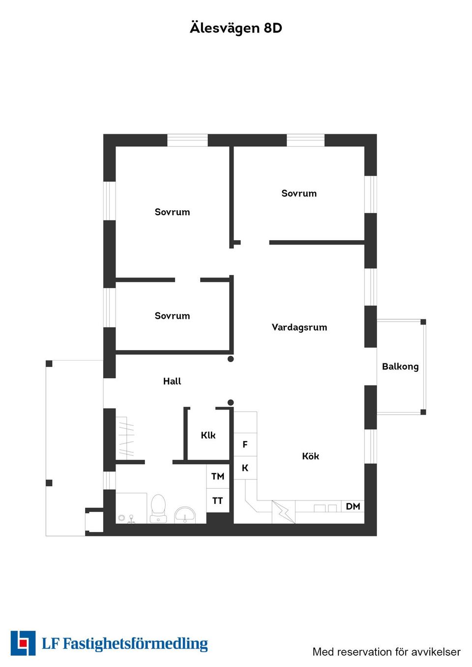 Bostadsrätt, Älesvägen 8D, Vallås, Halmstad