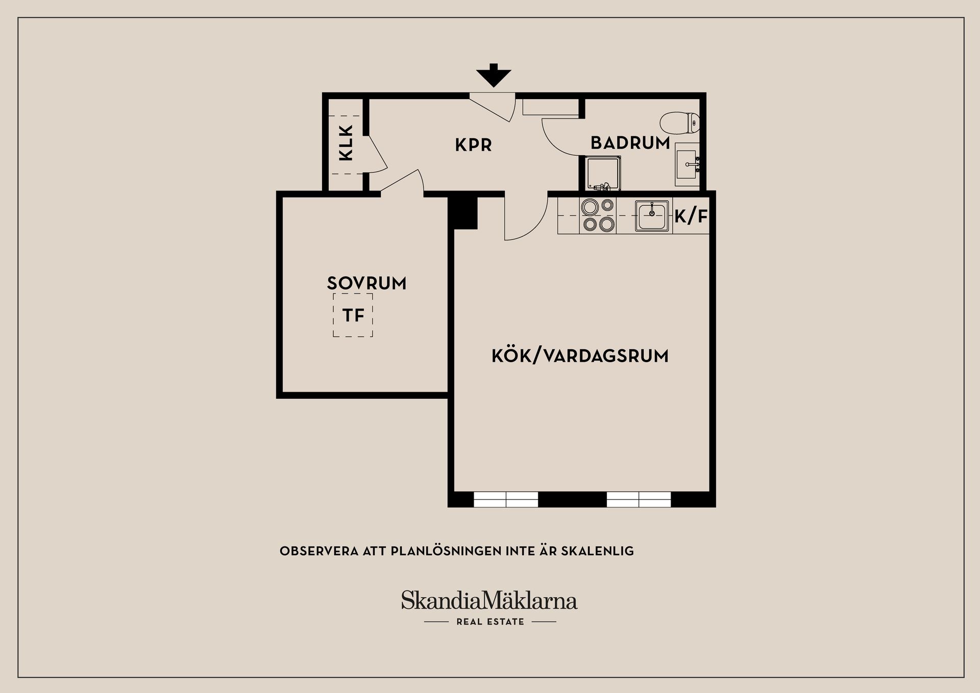 Bostadsrätt, Hospitalstorget 3, Centralt, Linköping