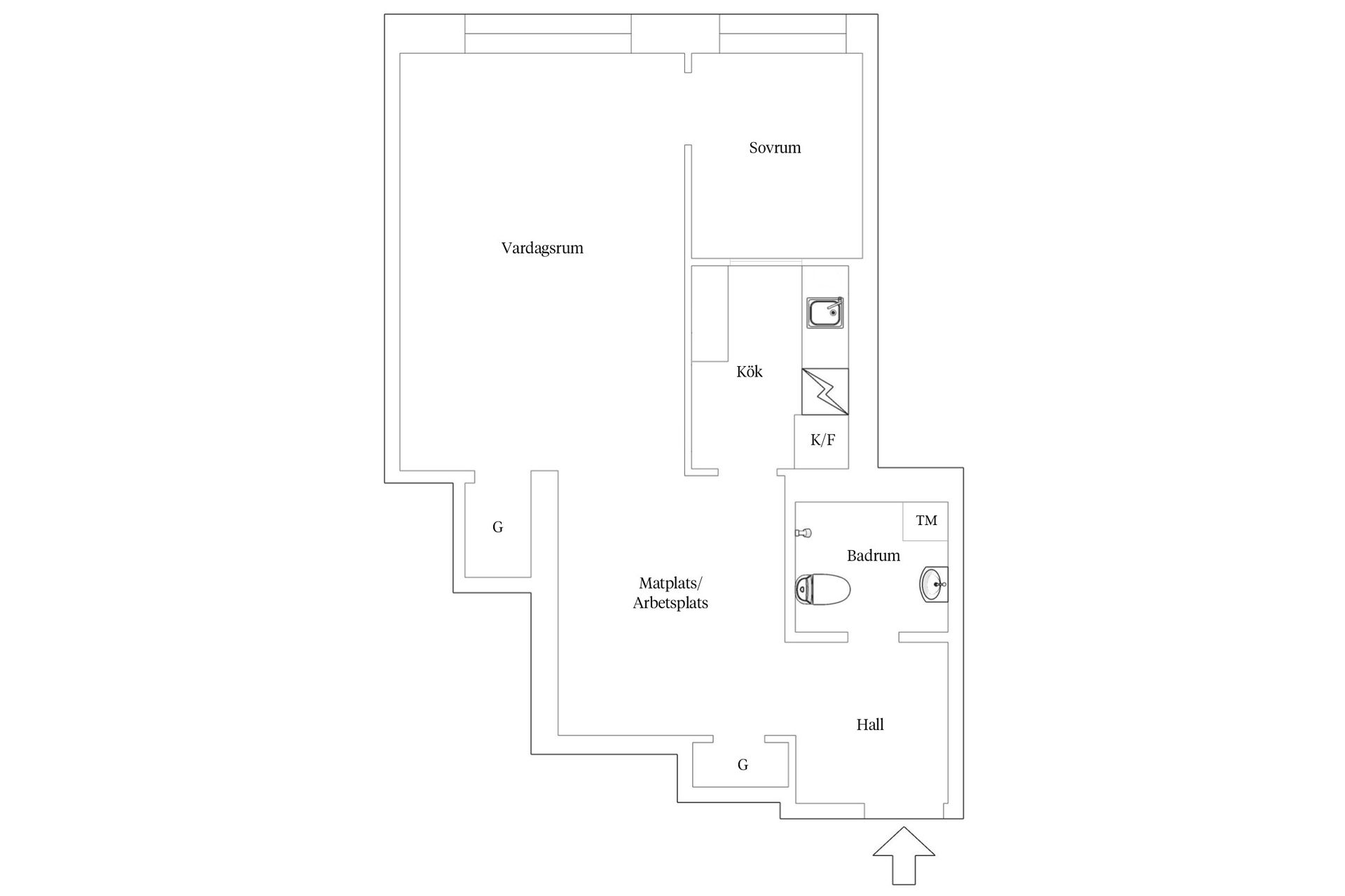 Bostadsrätt, Bondegatan 13, Södermalm Sofia, Stockholm