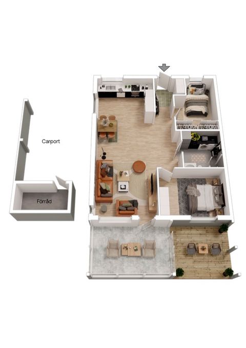Bostadsrätt, Kromringen 9B, Knislinge - Väster, Östra Göinge