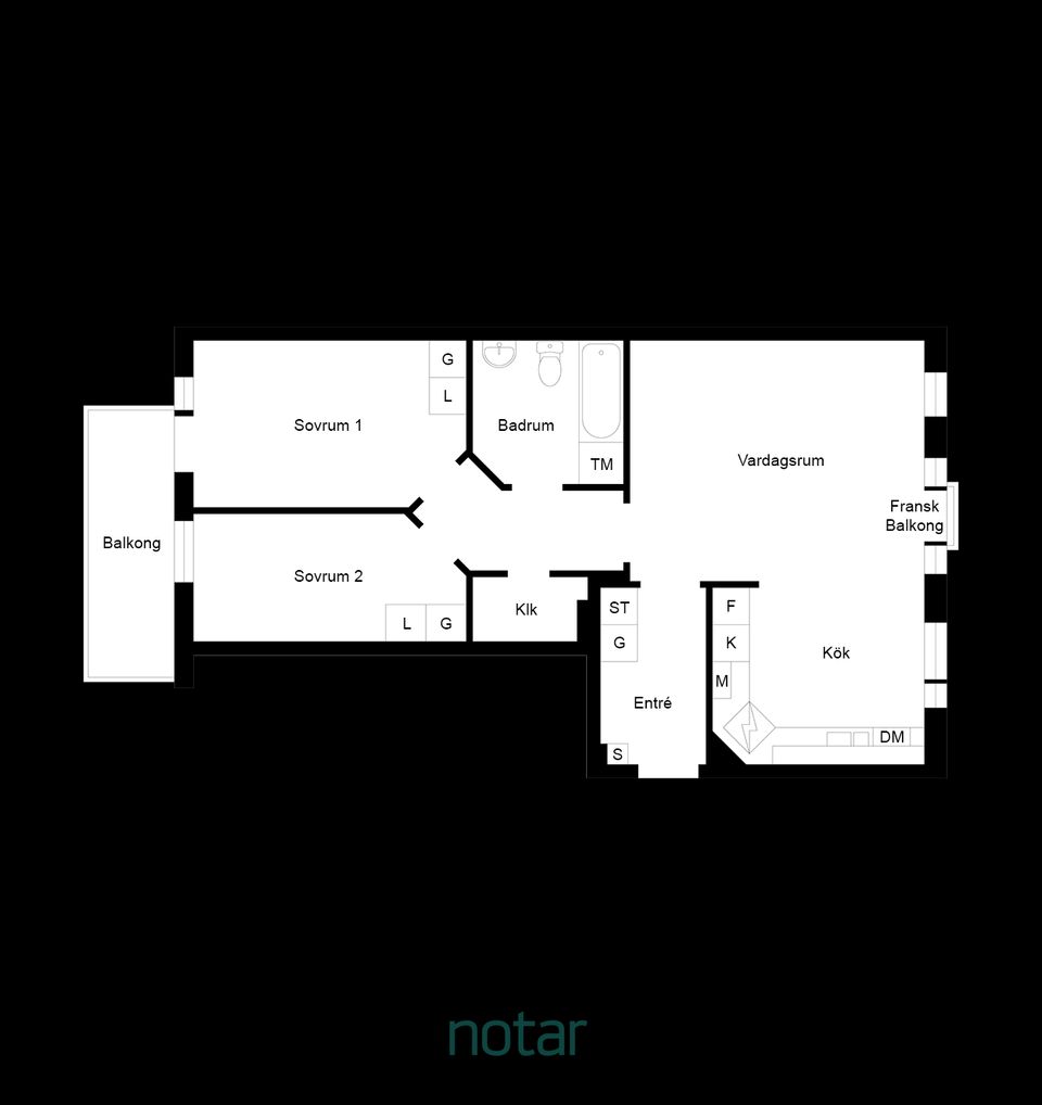 Bostadsrätt, Järnvägsgatan 2A, Vasastaden, Linköping