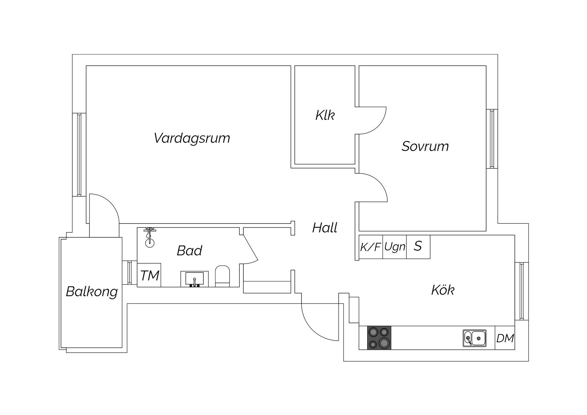 Bostadsrätt, Slalomvägen 7, Västertorp, Stockholm