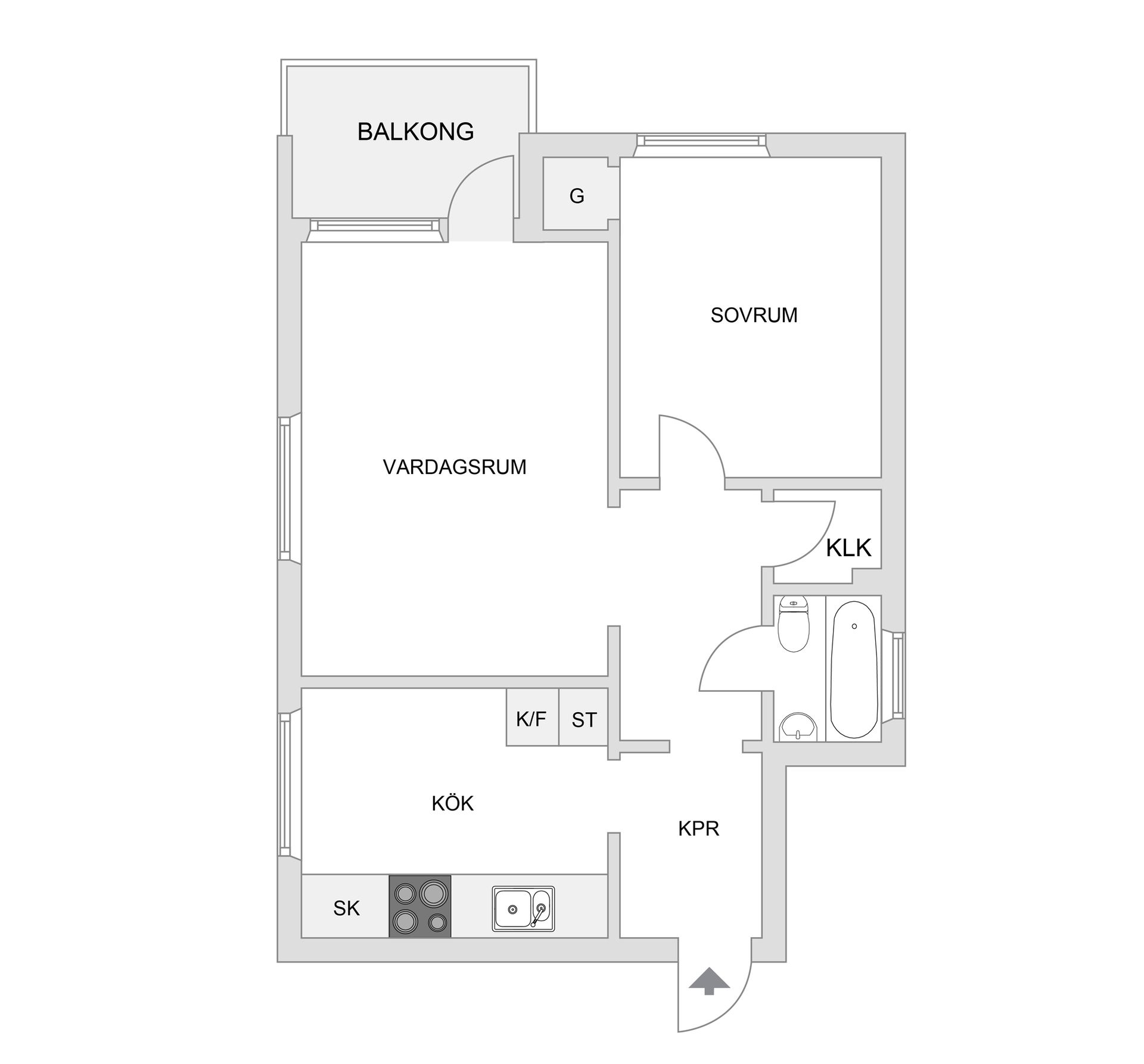 Bostadsrätt, Ulvsbygatan 27 D Lgh 1303, Norrstrand, Karlstad