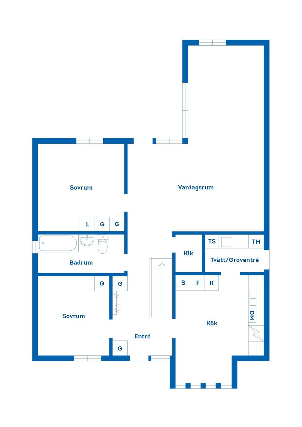 Villa, Radhus, Satellitvägen 11, Ljungdala, Hässleholm