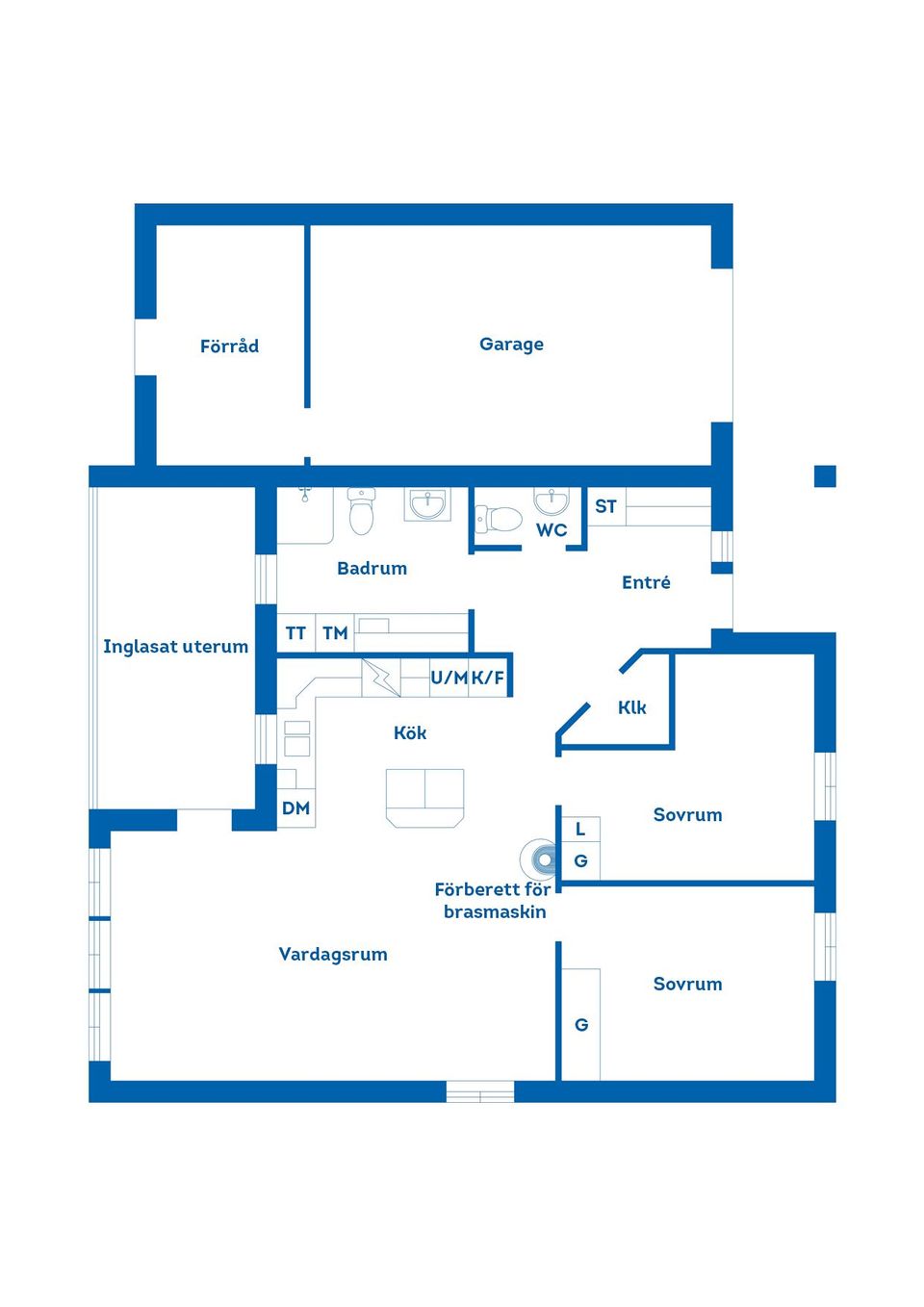 Villa, Radhus, Halladalsvägen 16B, Gamla Hulta, Ronneby