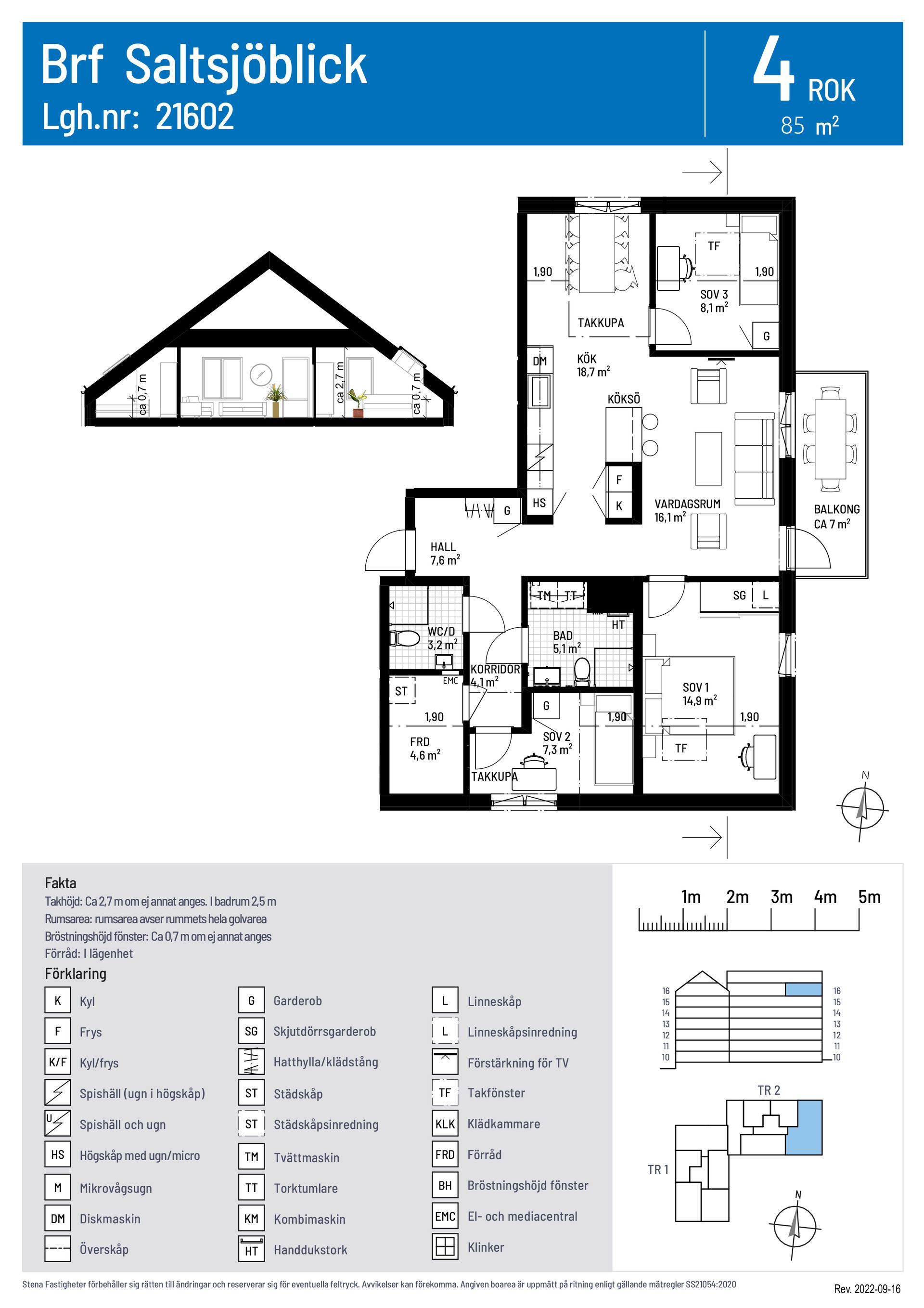Bostadsrätt, Fisksätravägen 28, lgh 21602, Fisksätra, Nacka