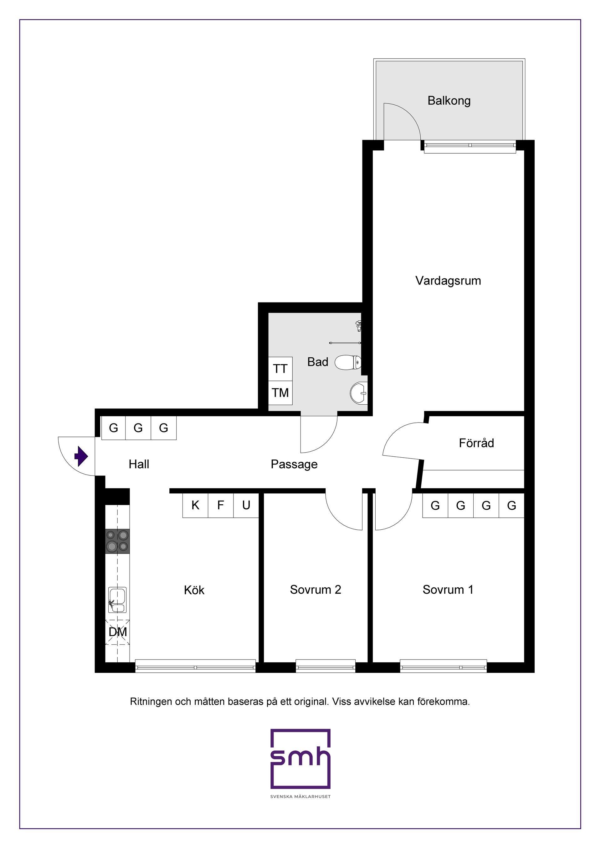 Bostadsrätt, Midsommargränd 6, 3 tr, Midsommarkransen, Stockholm