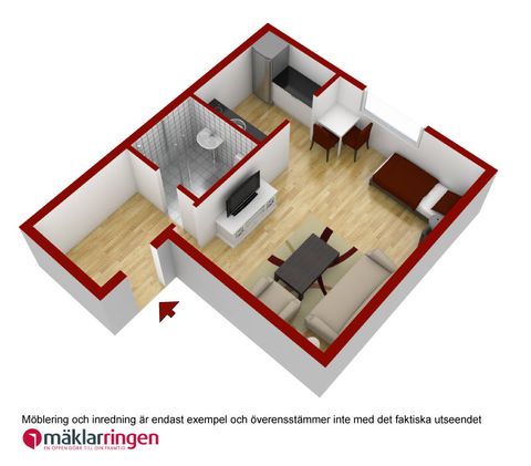 Bostadsrätt, Västra Kyrkogatan 3, Centrum, Umeå
