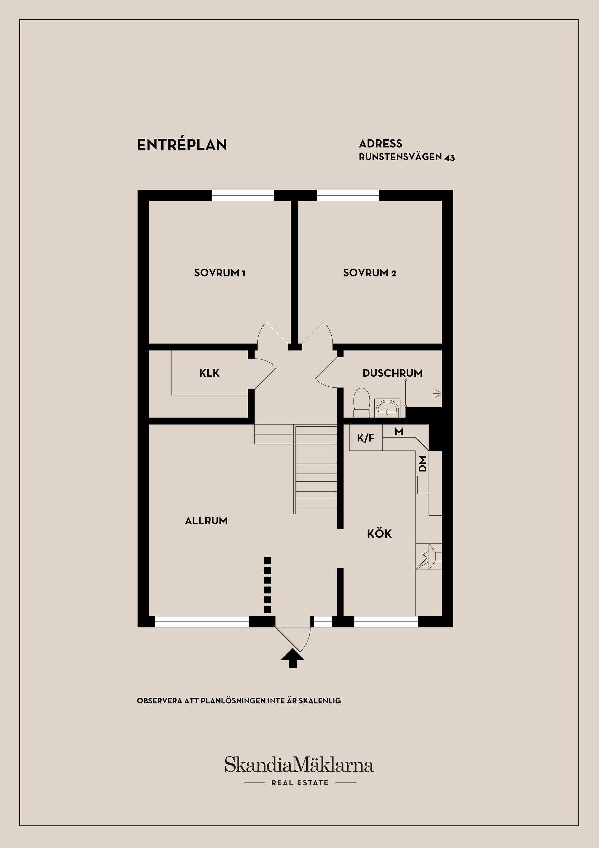 Radhus, Runstensvägen 43, Granlo, Sundsvall