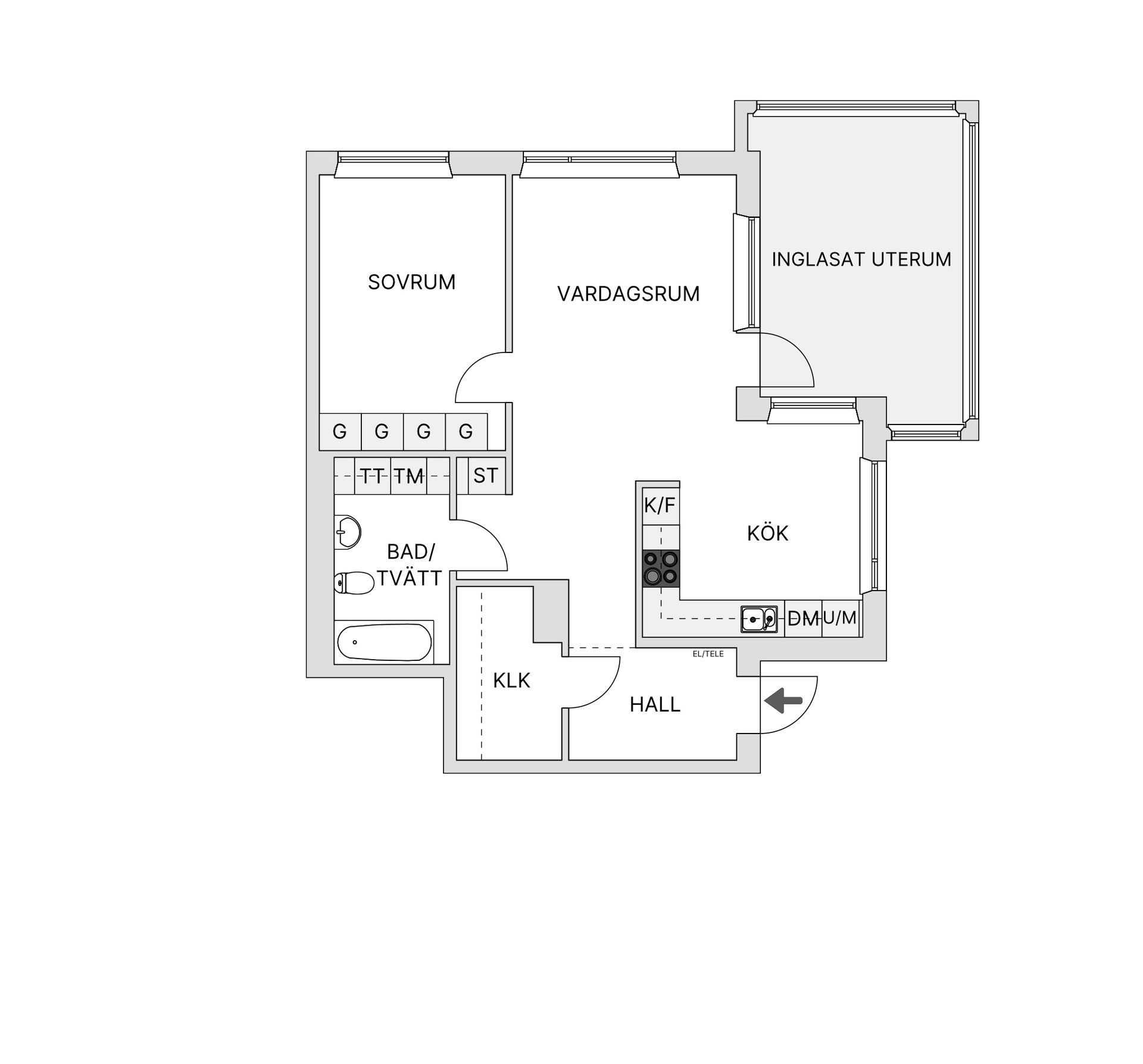 Bostadsrätt, Nålsnäcksgränd 12 bv, Limhamn, Malmö