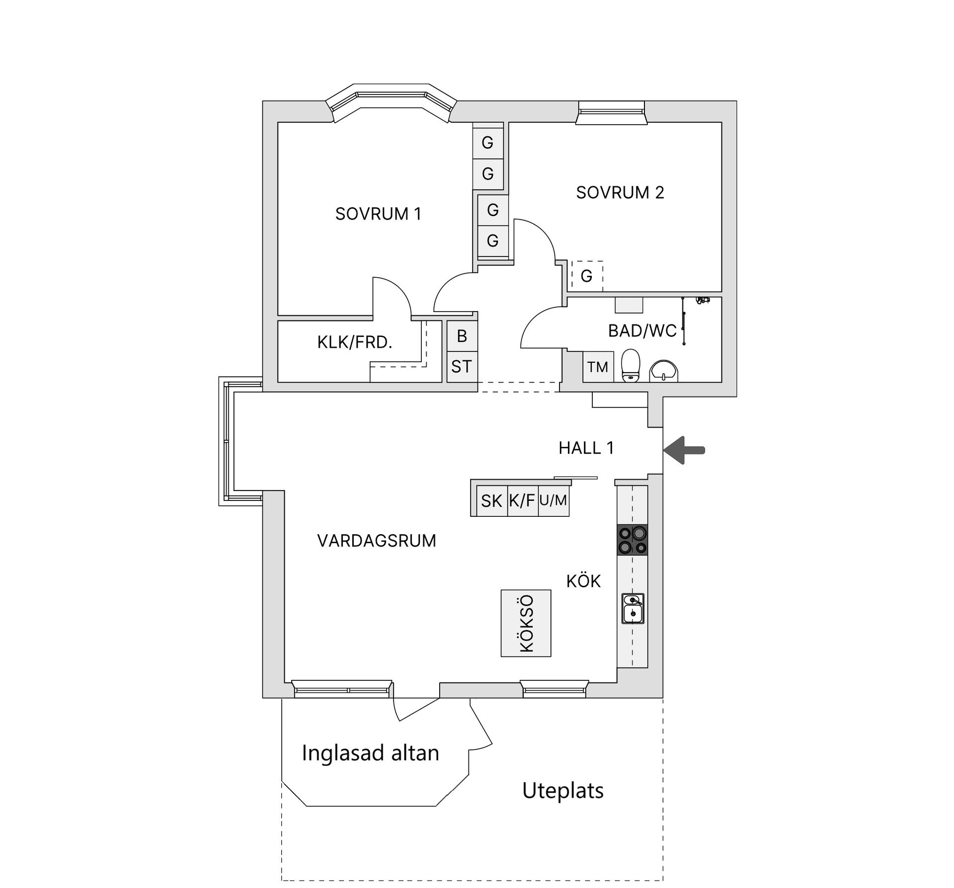 Bostadsrätt, Vråenvägen 7, Vråen, Värnamo
