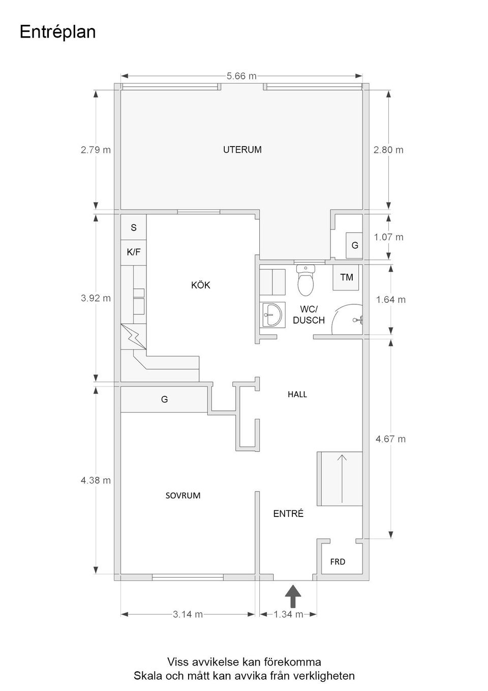 Bostadsrätt, Radhus, Östgötagatan 6F, Brinken, Motala