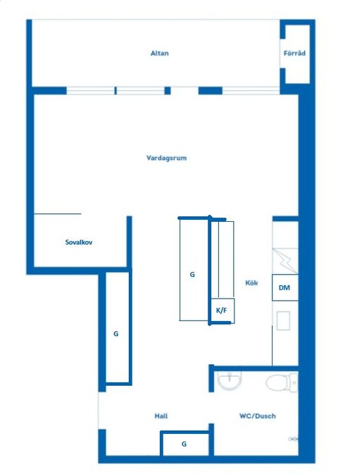 Bostadsrätt, Brattens väg 8B, Arvidstorp, Falkenberg
