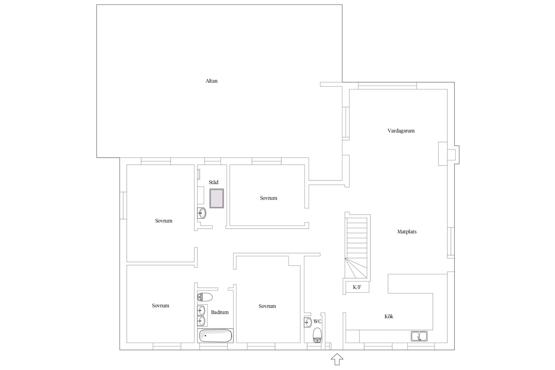 Villa, Kullavägen 34, Mark