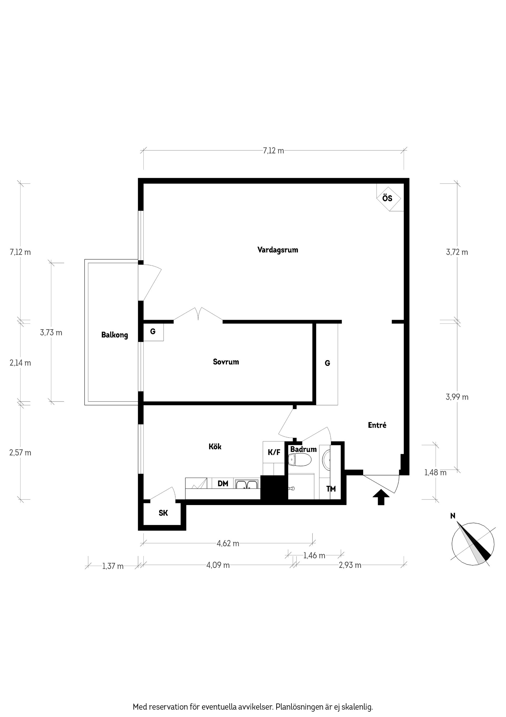 Bostadsrätt, Norra Gubberogatan 5, Olskroken, Göteborg