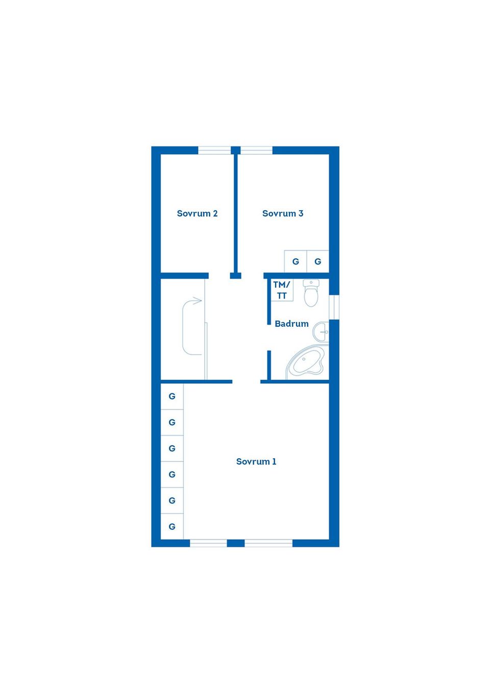 Villa, Radhus, Norrsättersgatan 12, Malmslätt, Linköping