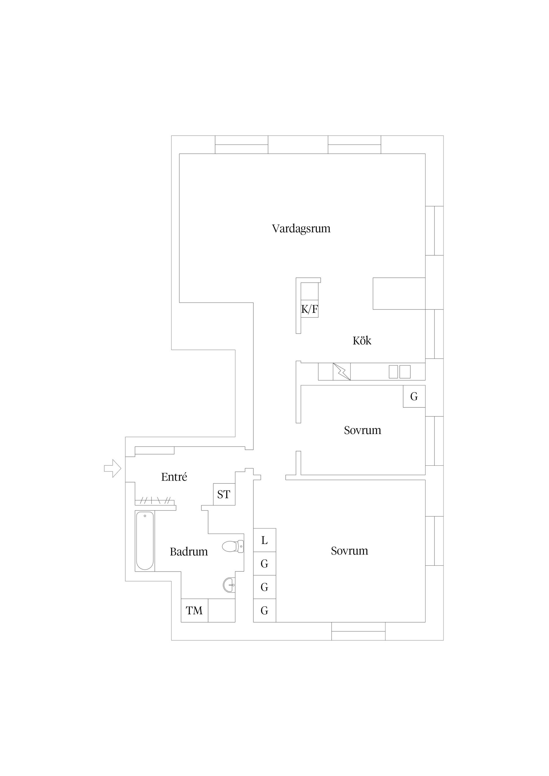 Bostadsrätt, Sankt Eriksgatan 65, vån 7/8, Vasastan - Birkastan, Stockholm