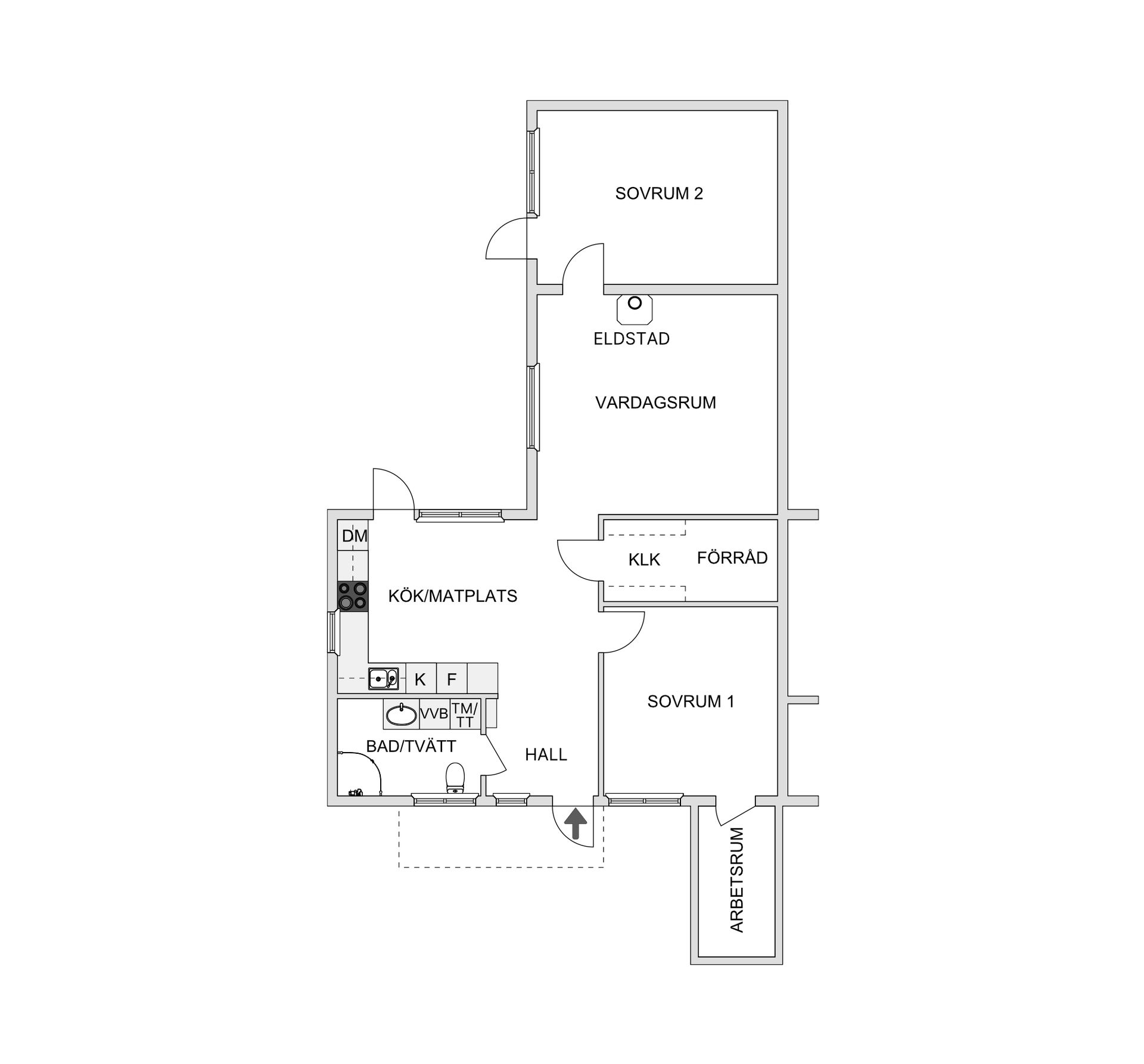 Villa, Radhus, Solgatan 13, Märsta - Steninge, Sigtuna