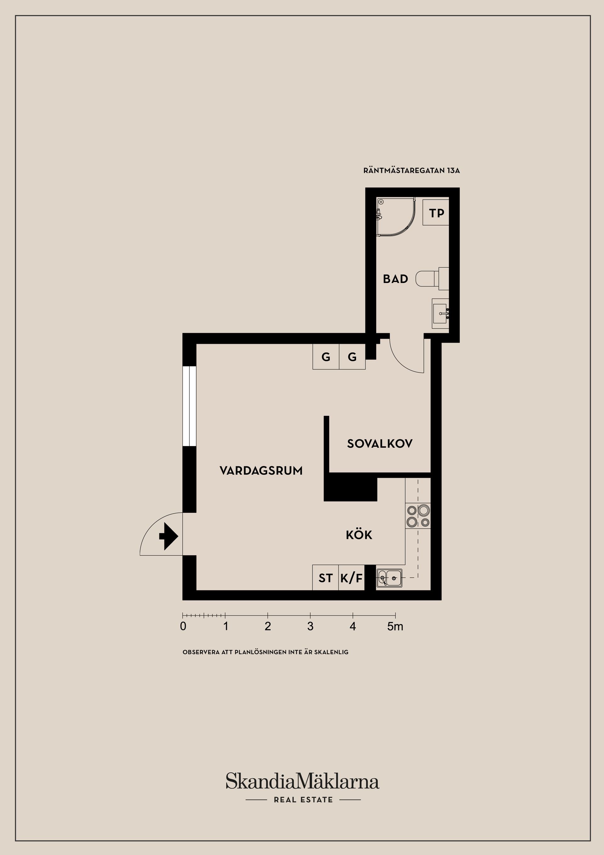 Bostadsrätt, Räntmästaregatan 13A, Göteborg