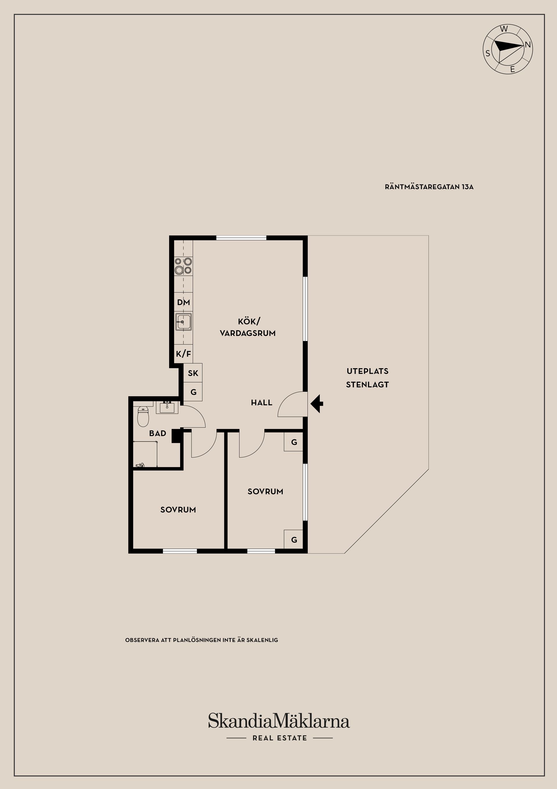 Bostadsrätt, Räntmästaregatan 13A, Lunden, Göteborg
