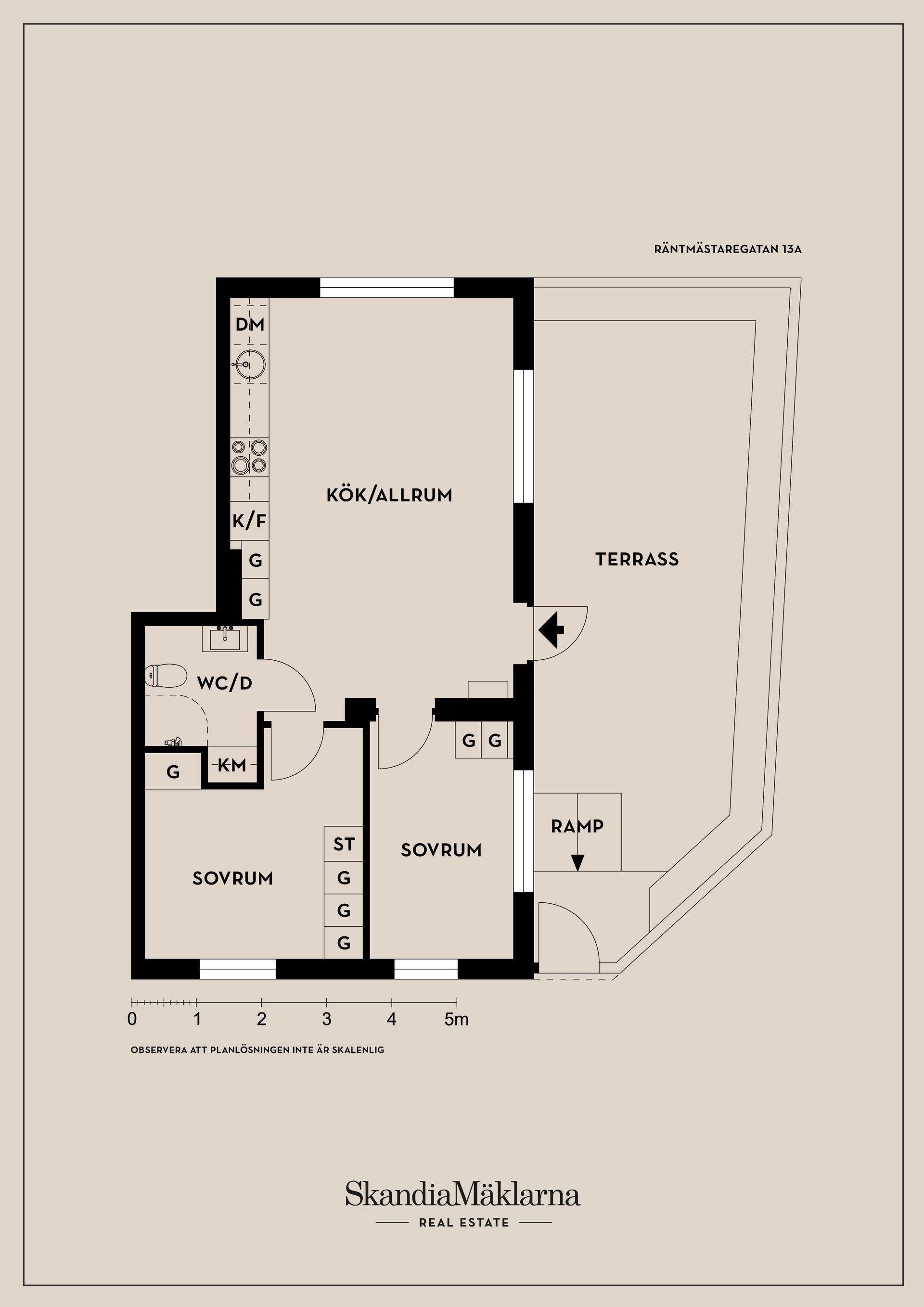 Bostadsrätt, Räntmästaregatan 13A, Lunden, Göteborg