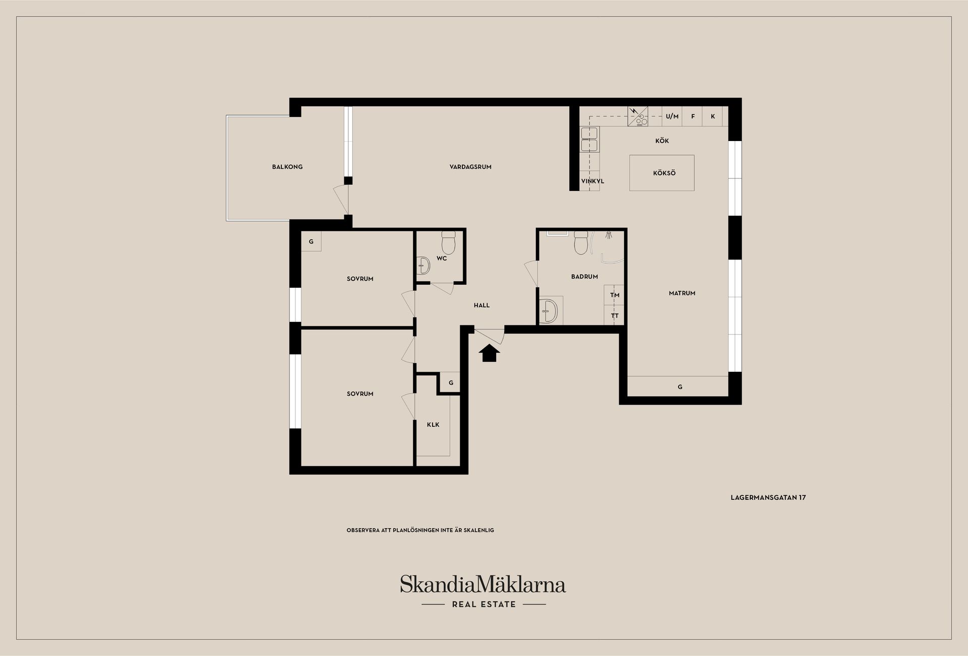 Bostadsrätt, Lagermansgatan 17, City - Väster, Jönköping