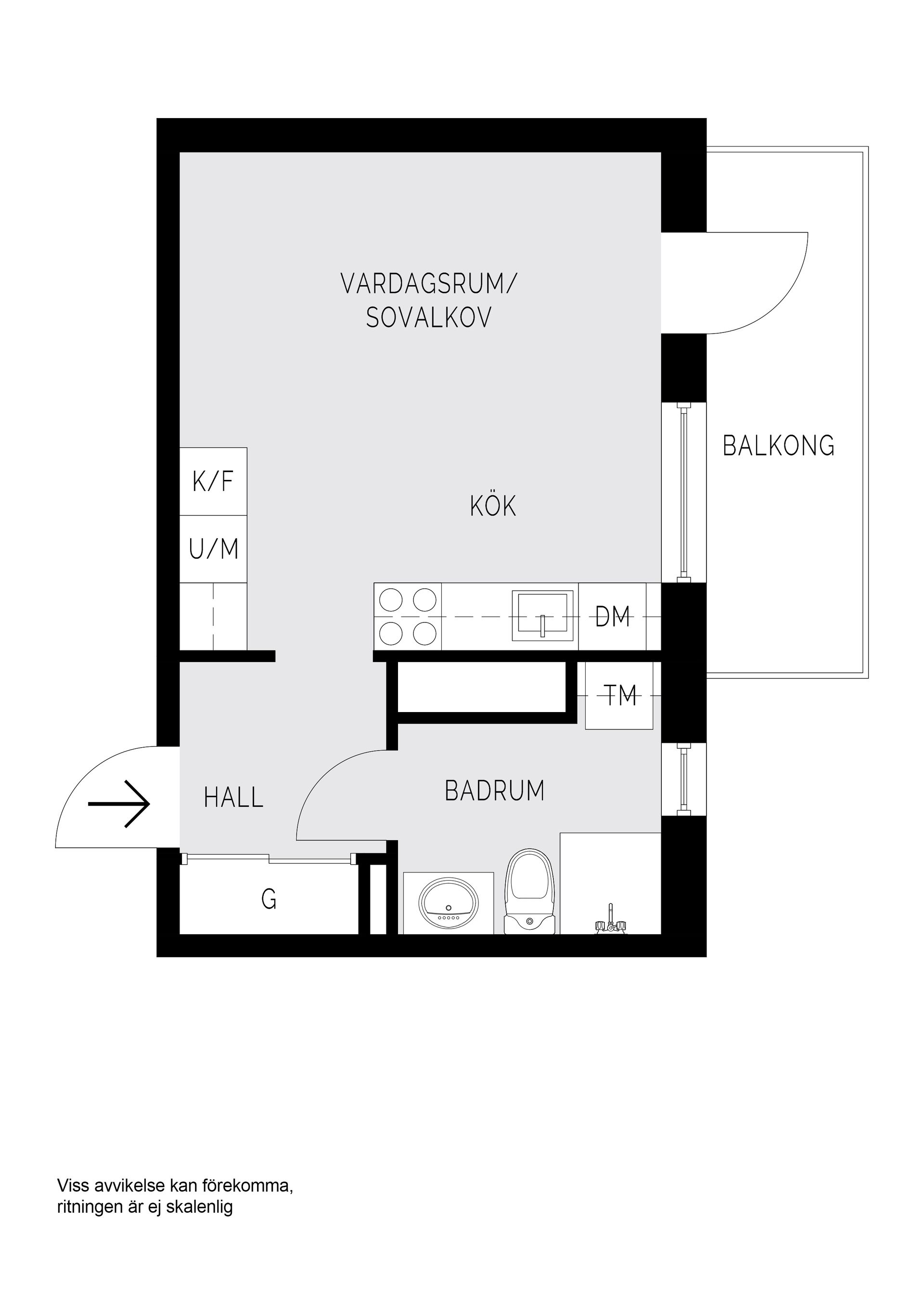 Bostadsrätt, Fribordsgränd 5, Våning 6 av 6!, Vega, Haninge