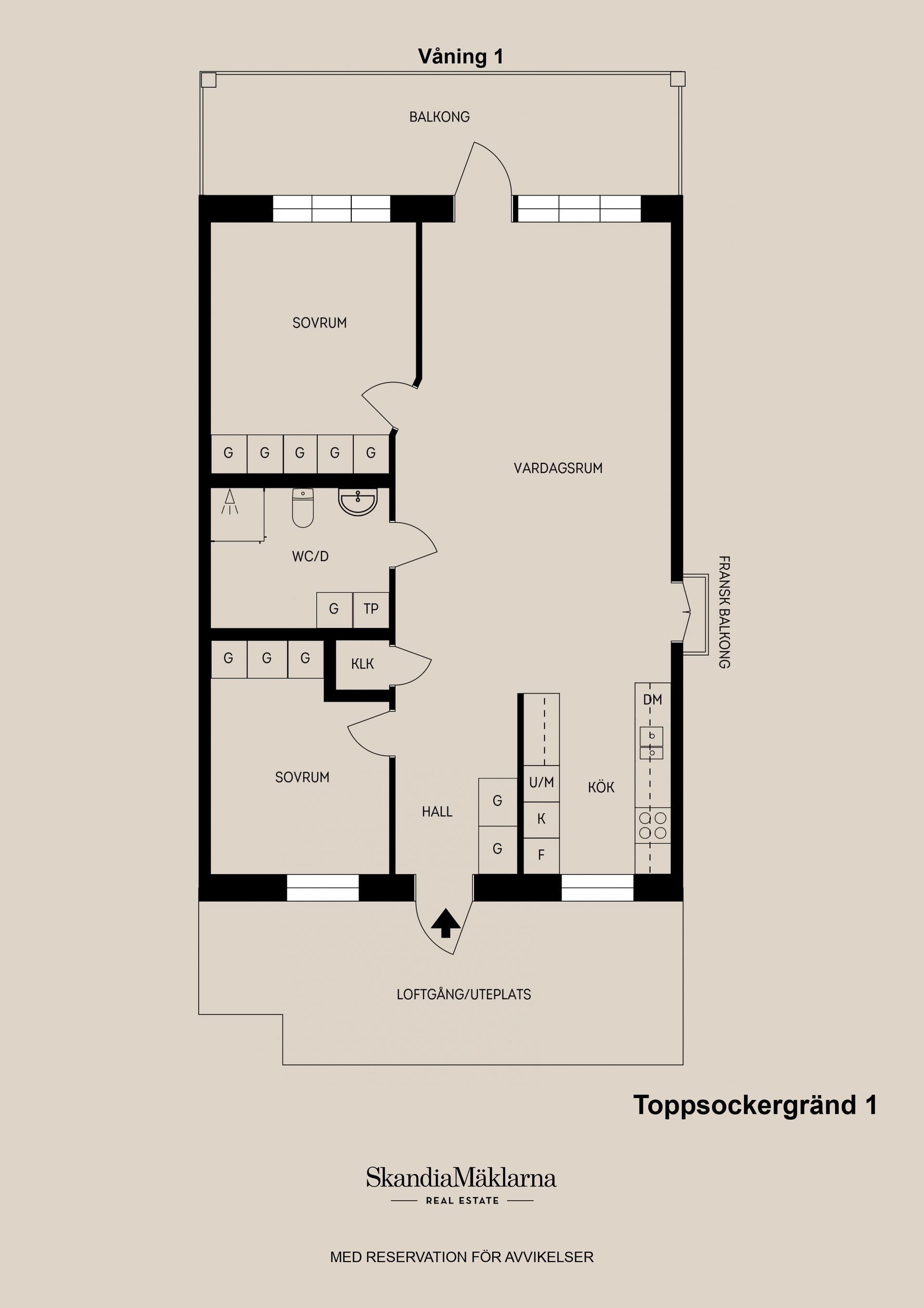 Bostadsrätt, Toppsockergränd 1, Gävle strand, Gävle