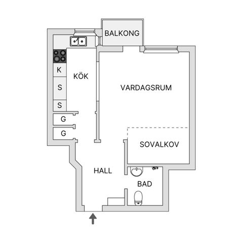 Bostadsrätt, Bondegatan 46, Södermalm - SoFo, Stockholm