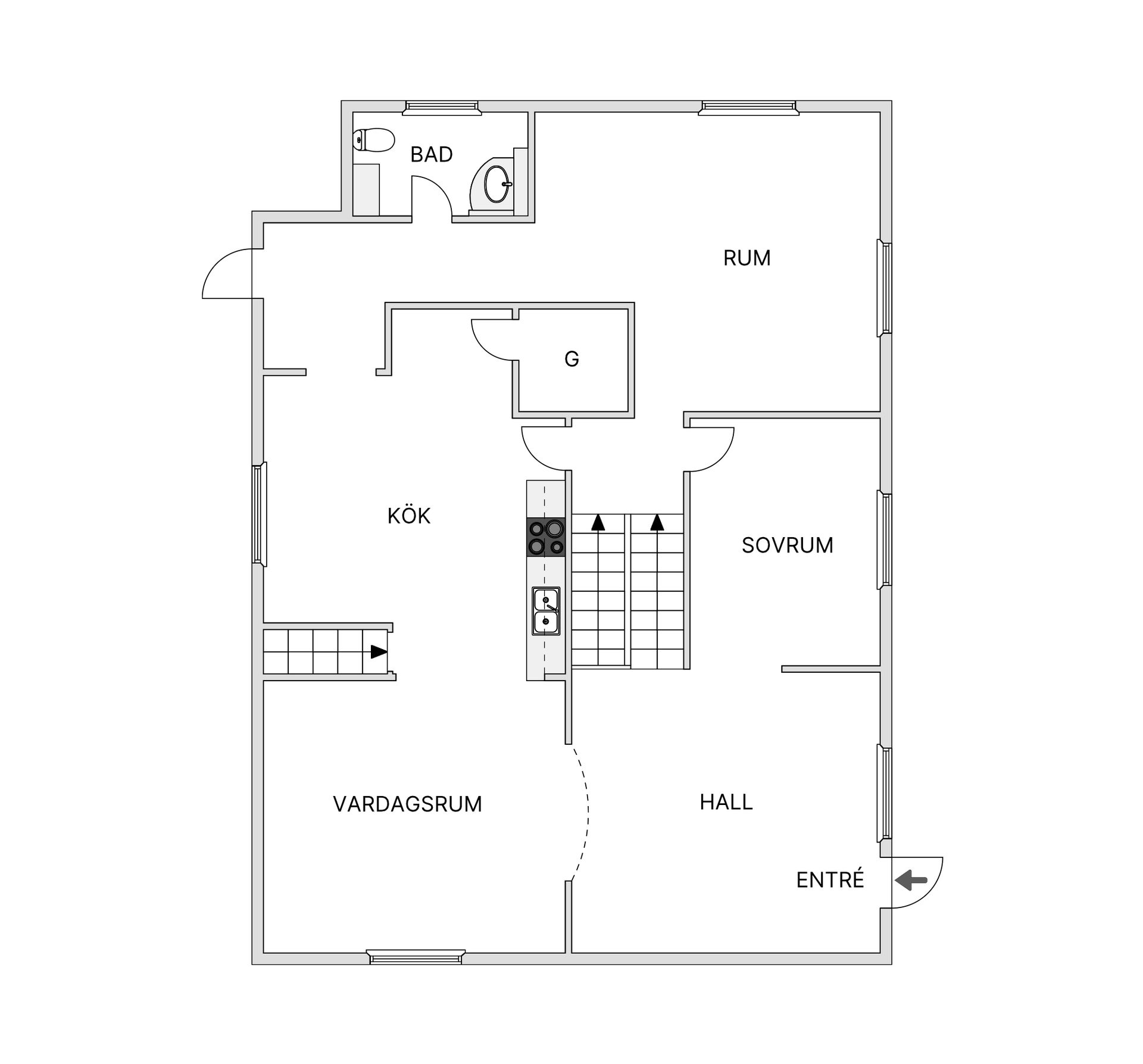 Villa, Ås Frideborg, Gislaved