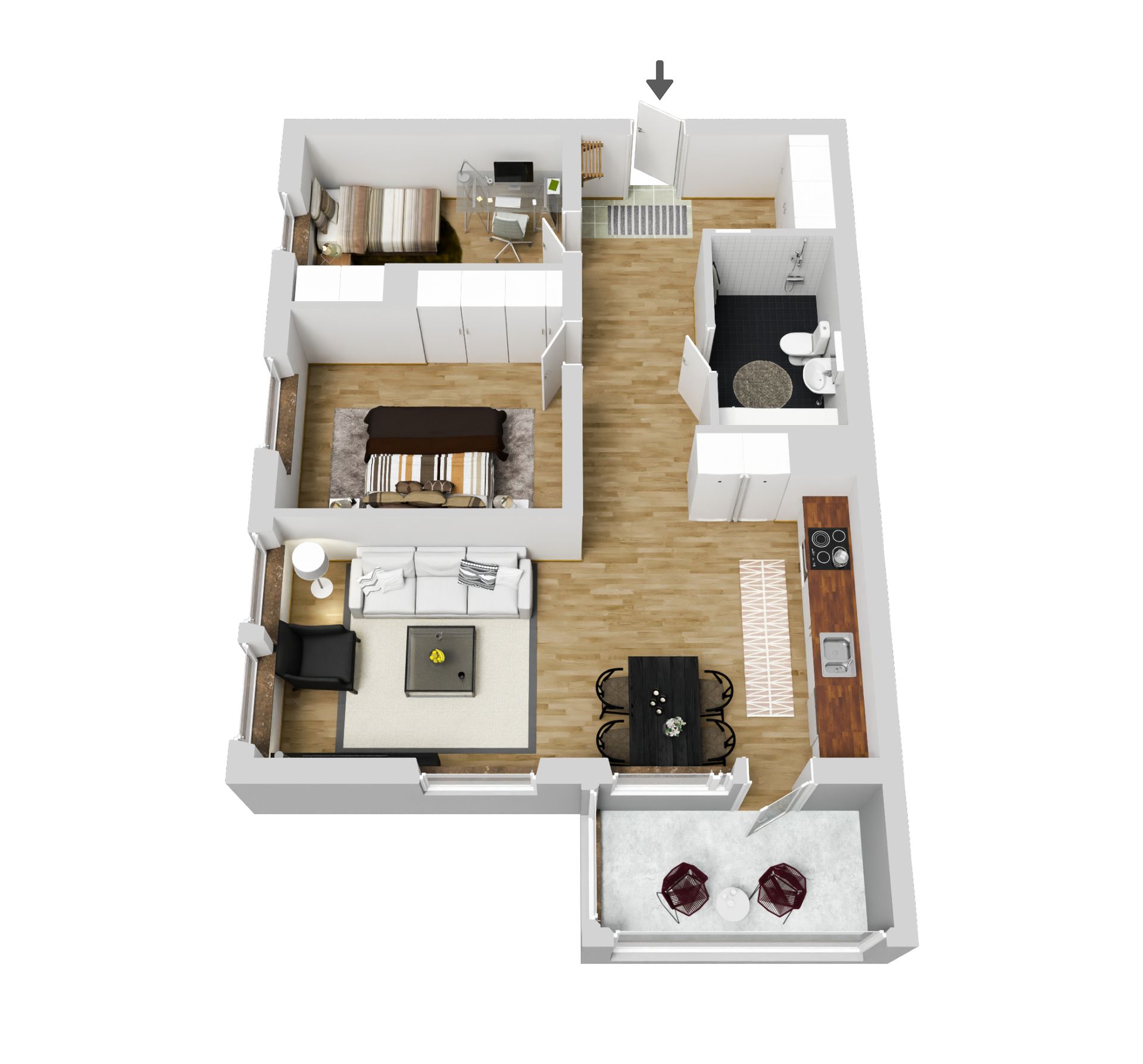 Bostadsrätt, Domherrevägen 10, Repisvaara, Gällivare