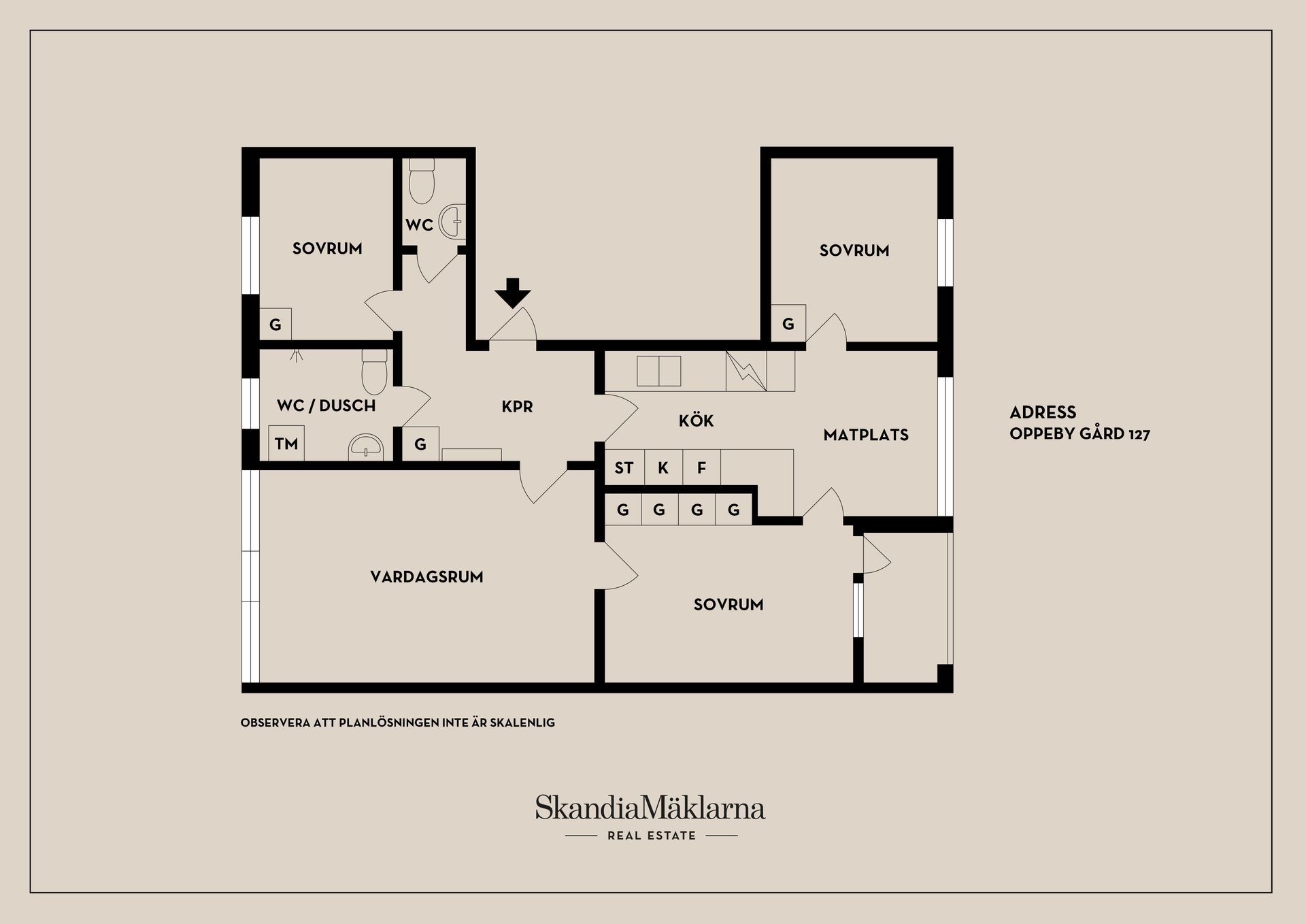 Bostadsrätt, Oppeby gård 127, Oppeby Gård, Nyköping