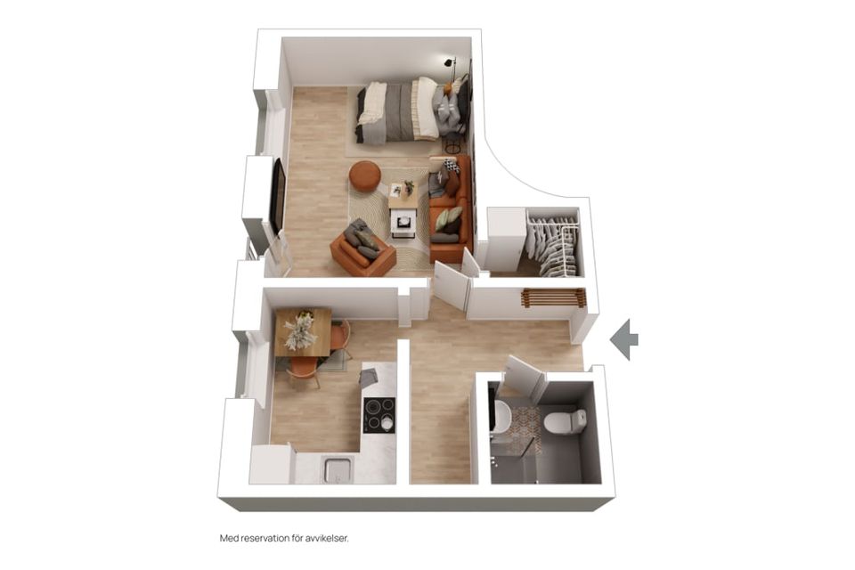 Bostadsrätt, Ekersgatan 6, Centralt / Väster, Örebro