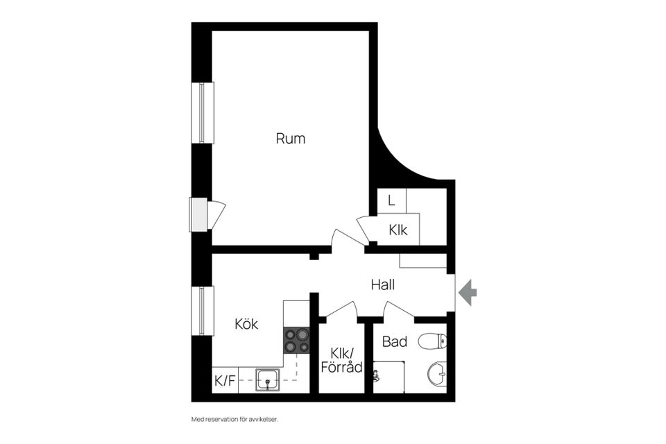 Bostadsrätt, Ekersgatan 6, Centralt / Väster, Örebro