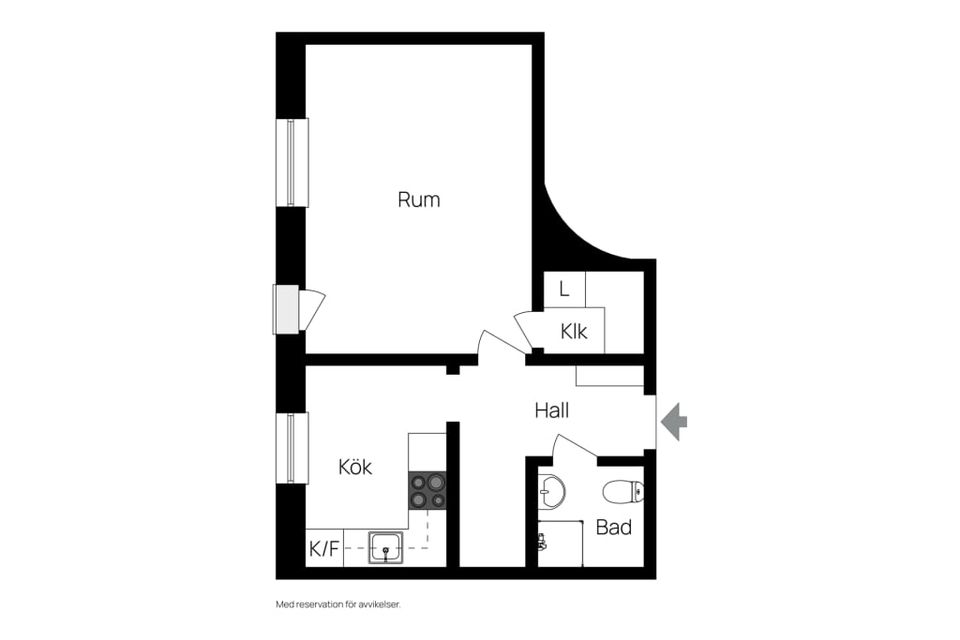 Bostadsrätt, Ekersgatan 6, Centralt / Väster, Örebro
