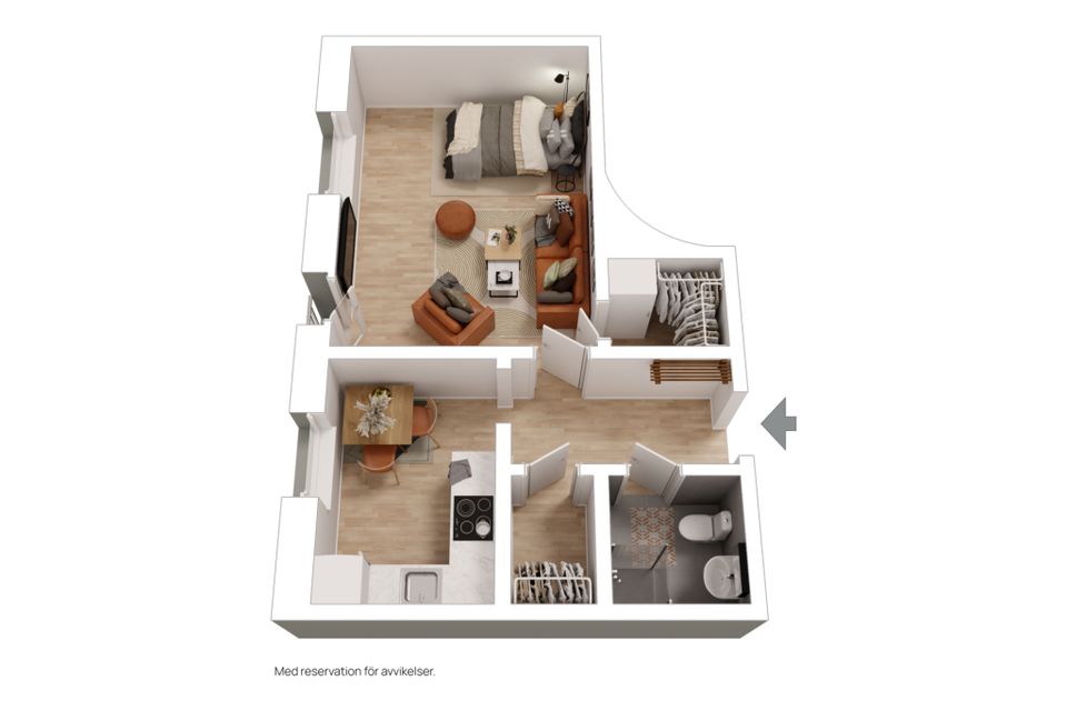 Bostadsrätt, Ekersgatan 6, Centralt / Väster, Örebro