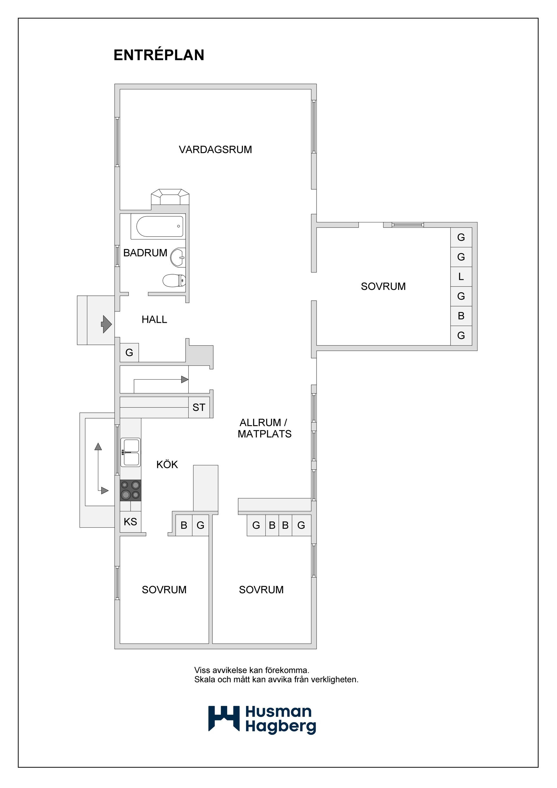Villa, Jägarevägen 5, Stråvalla - Frillesås, Varberg