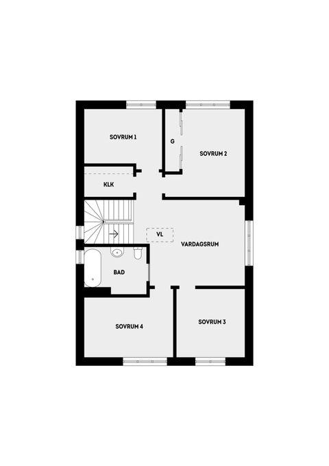 Villa, Berghällsvägen 13, Bällstaberg, Vallentuna