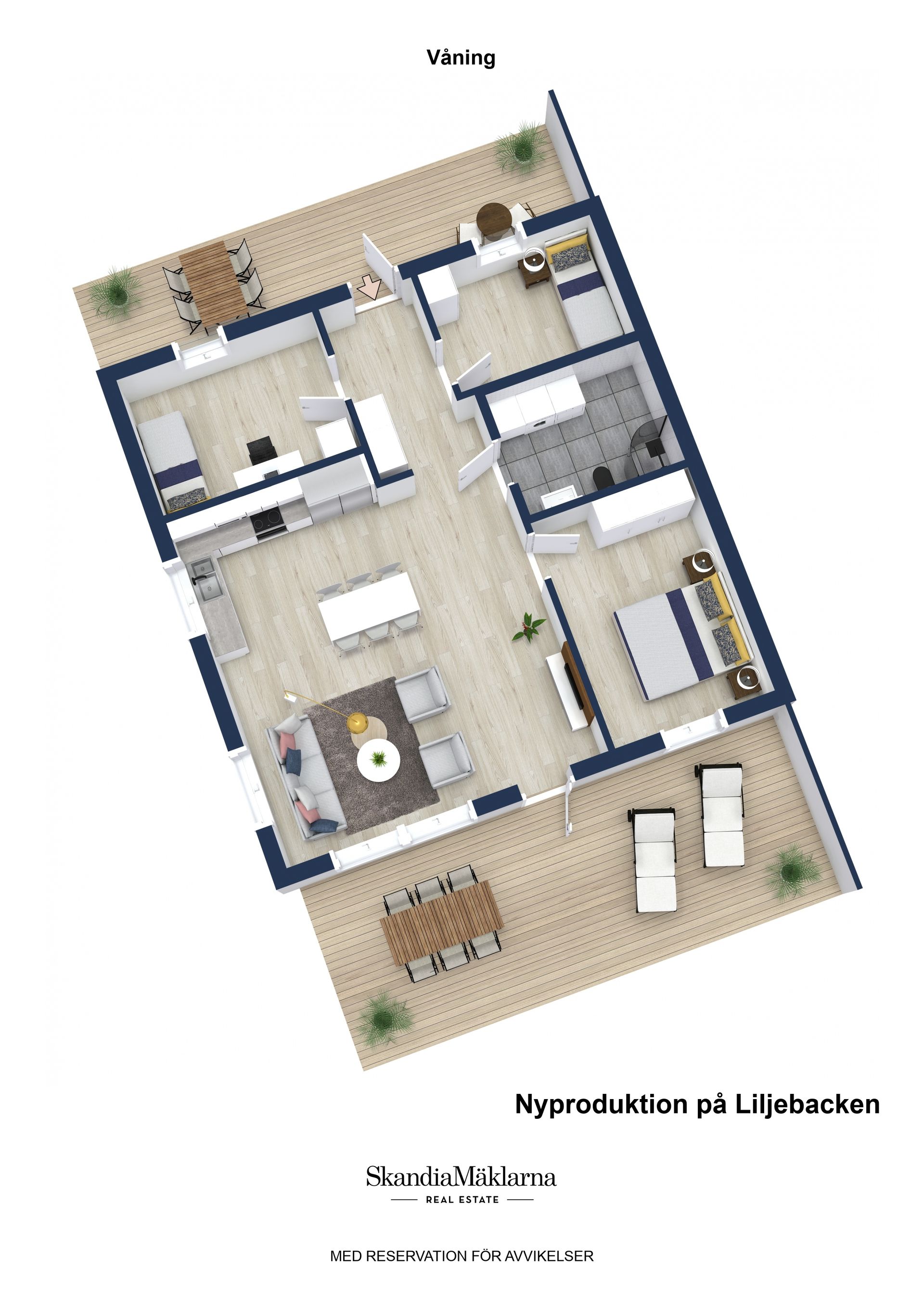 Radhus, Liljekonvaljvägen 1B, Liljebacken, Skutskär, Älvkarleby