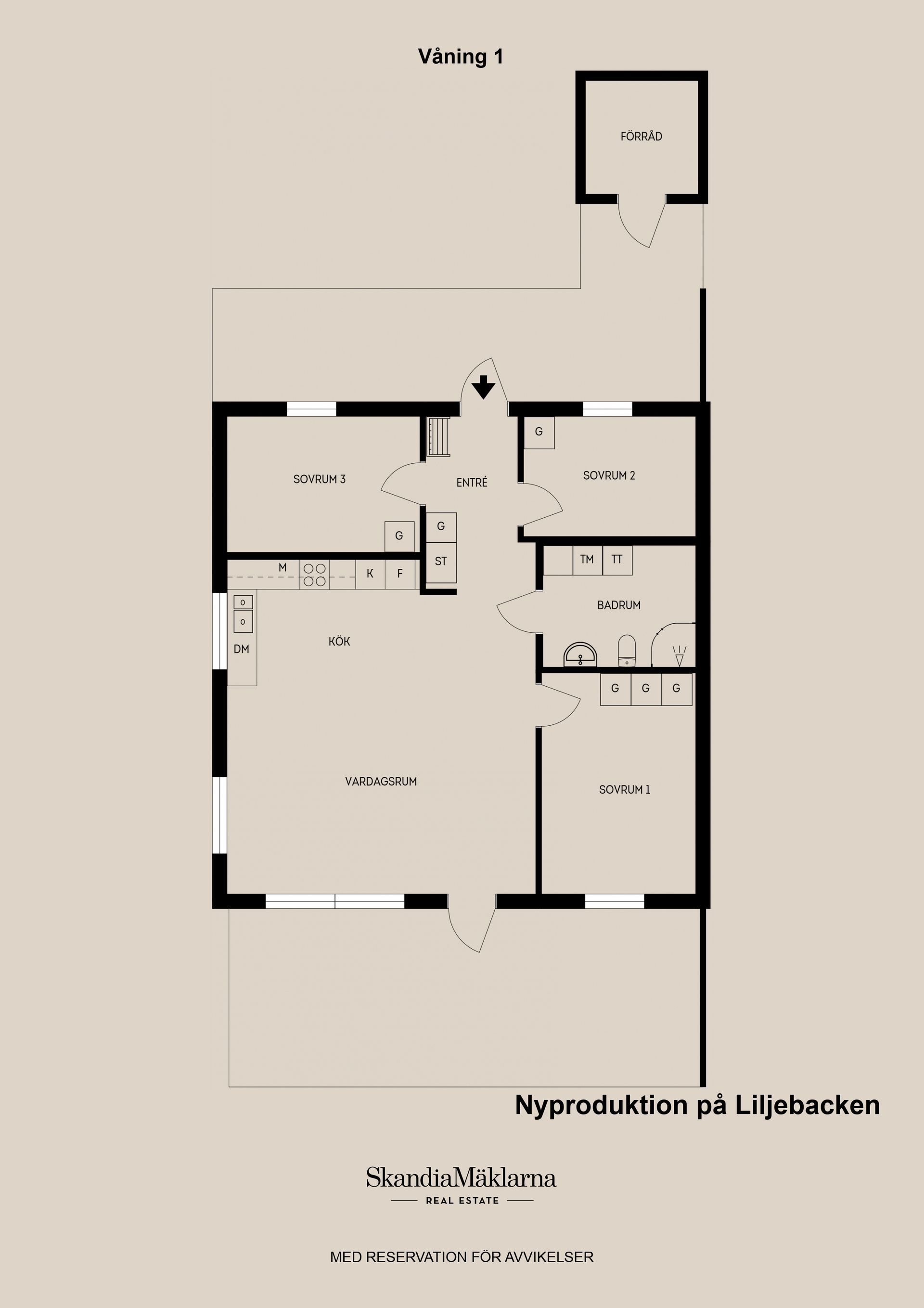 Radhus, Liljekonvaljvägen 1B, Liljebacken, Skutskär, Älvkarleby