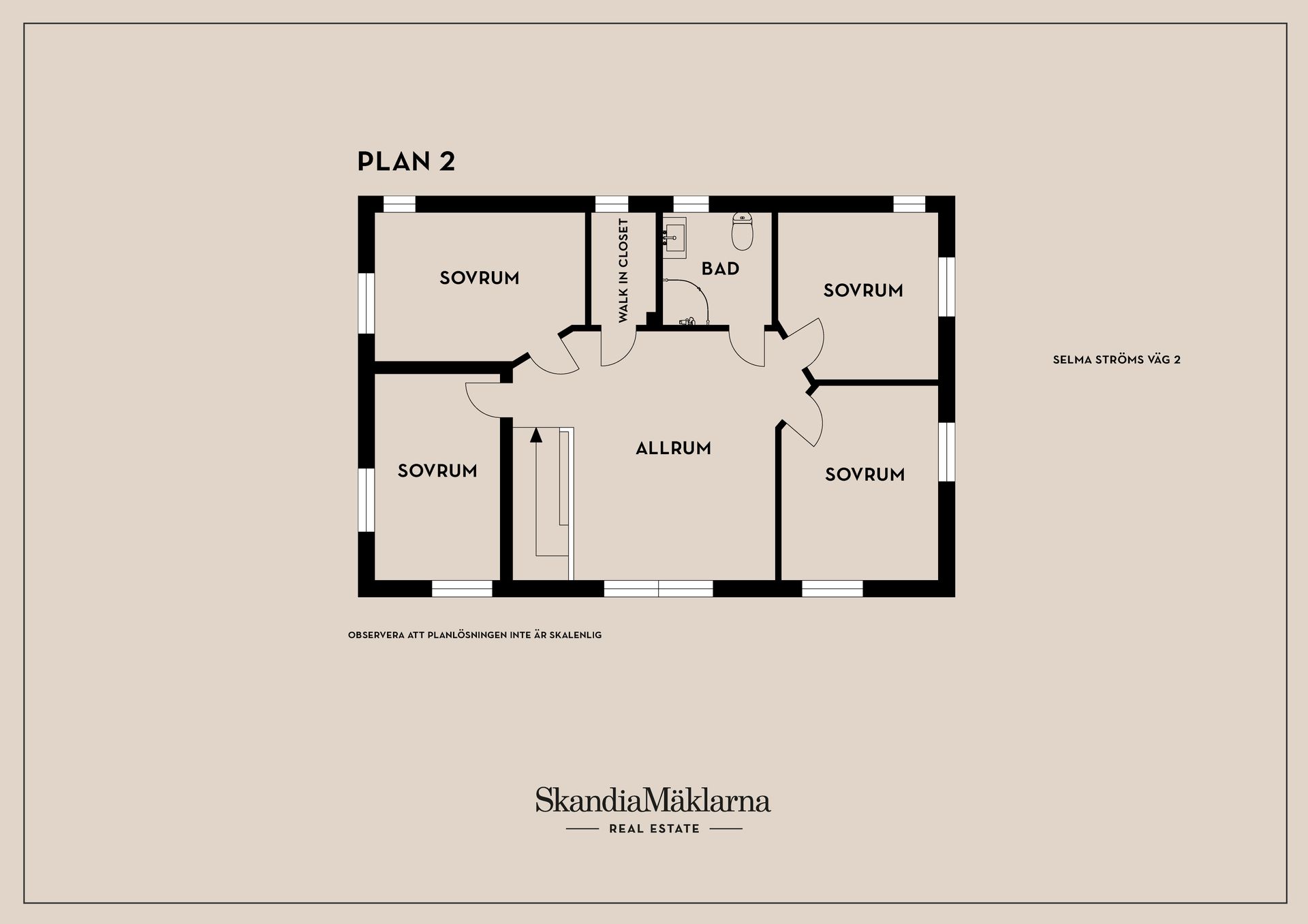 Villa, Selma Ströms väg 2, Lilla Källviken, Falun