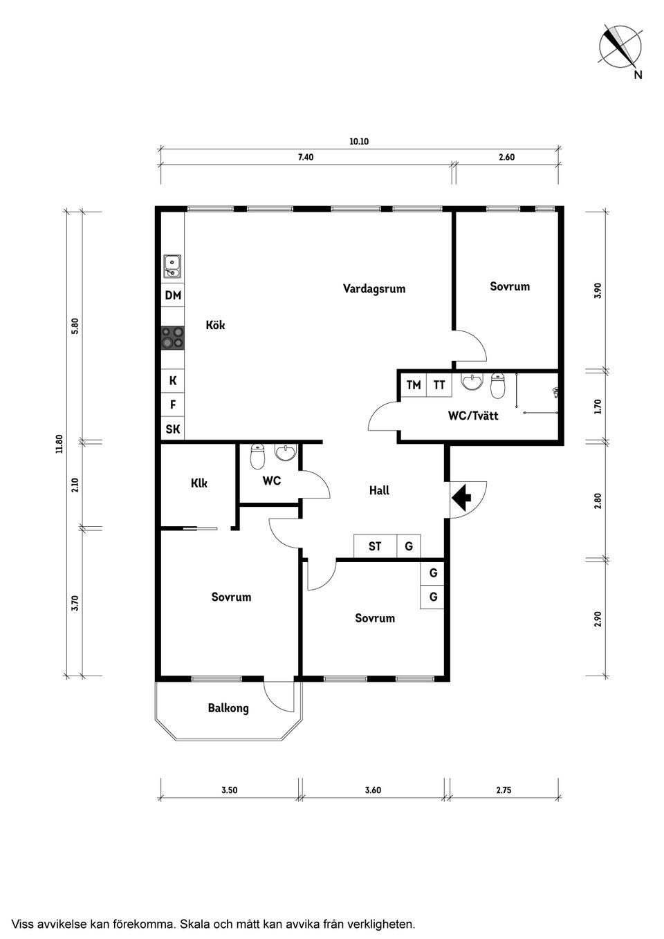 Bostadsrätt, Sundsgatan 22A, Centrum, Vänersborg