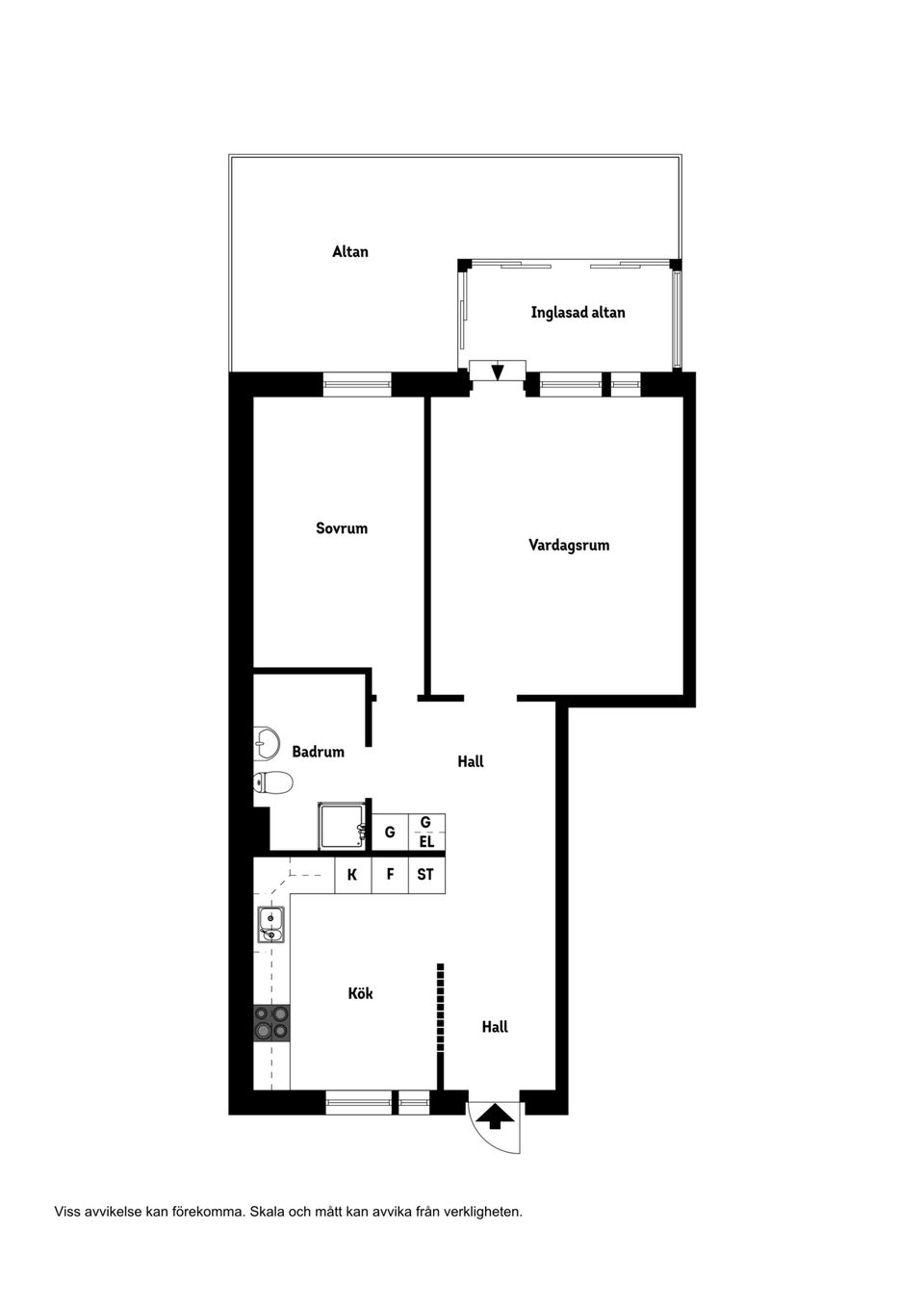 Bostadsrätt, Högstadieplan 29B, Lindesberg