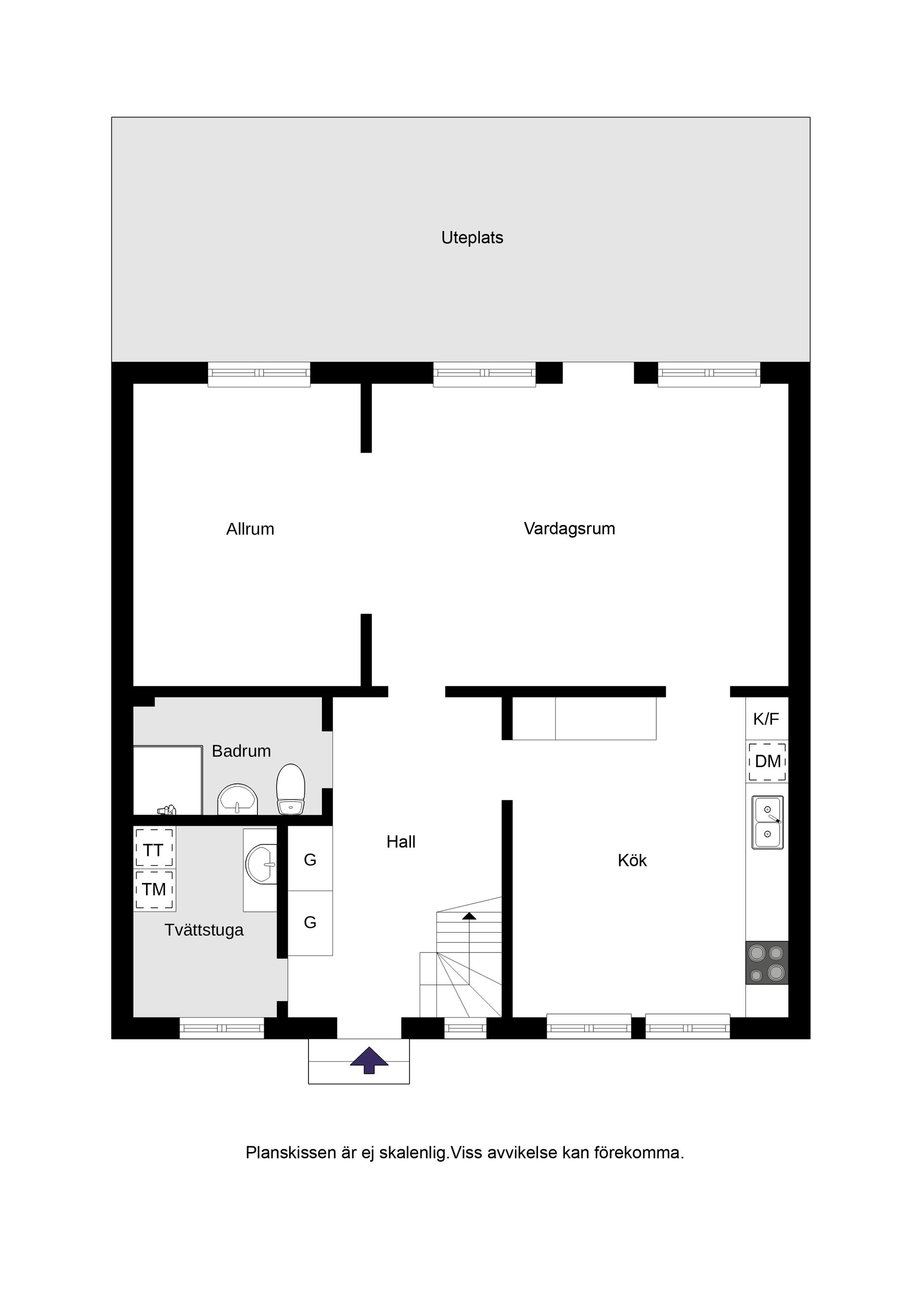 Bostadsrätt, Bergsgatan 10A, Halmstad centrum, Halmstad