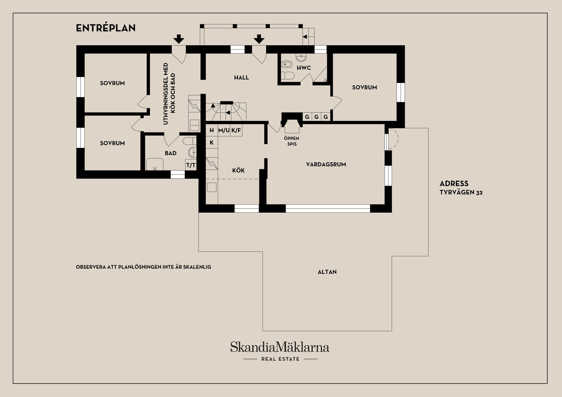 Villa, Tyrvägen 32, Nacka