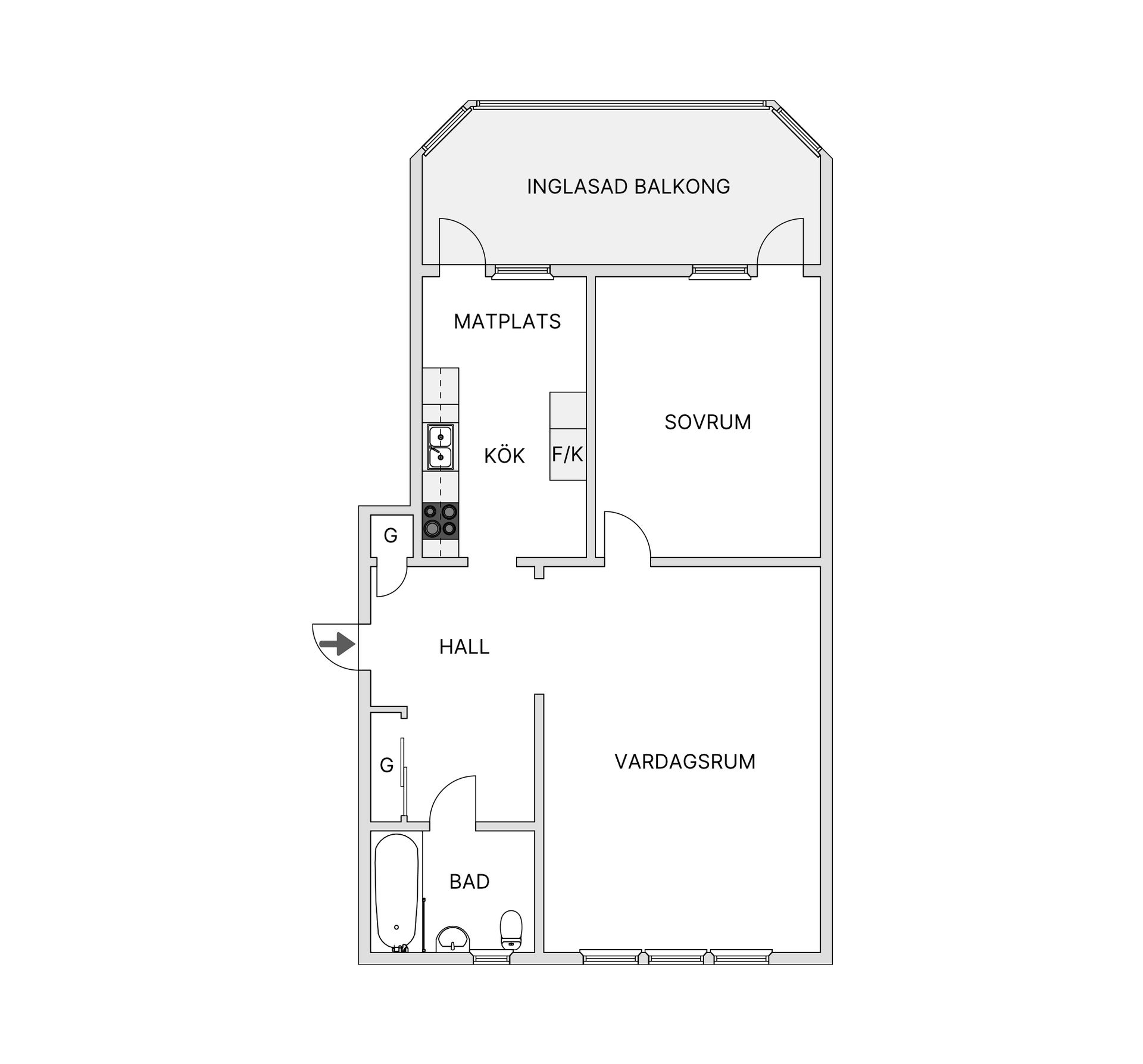 Bostadsrätt, Balladgatan 37, Högaholm, Malmö
