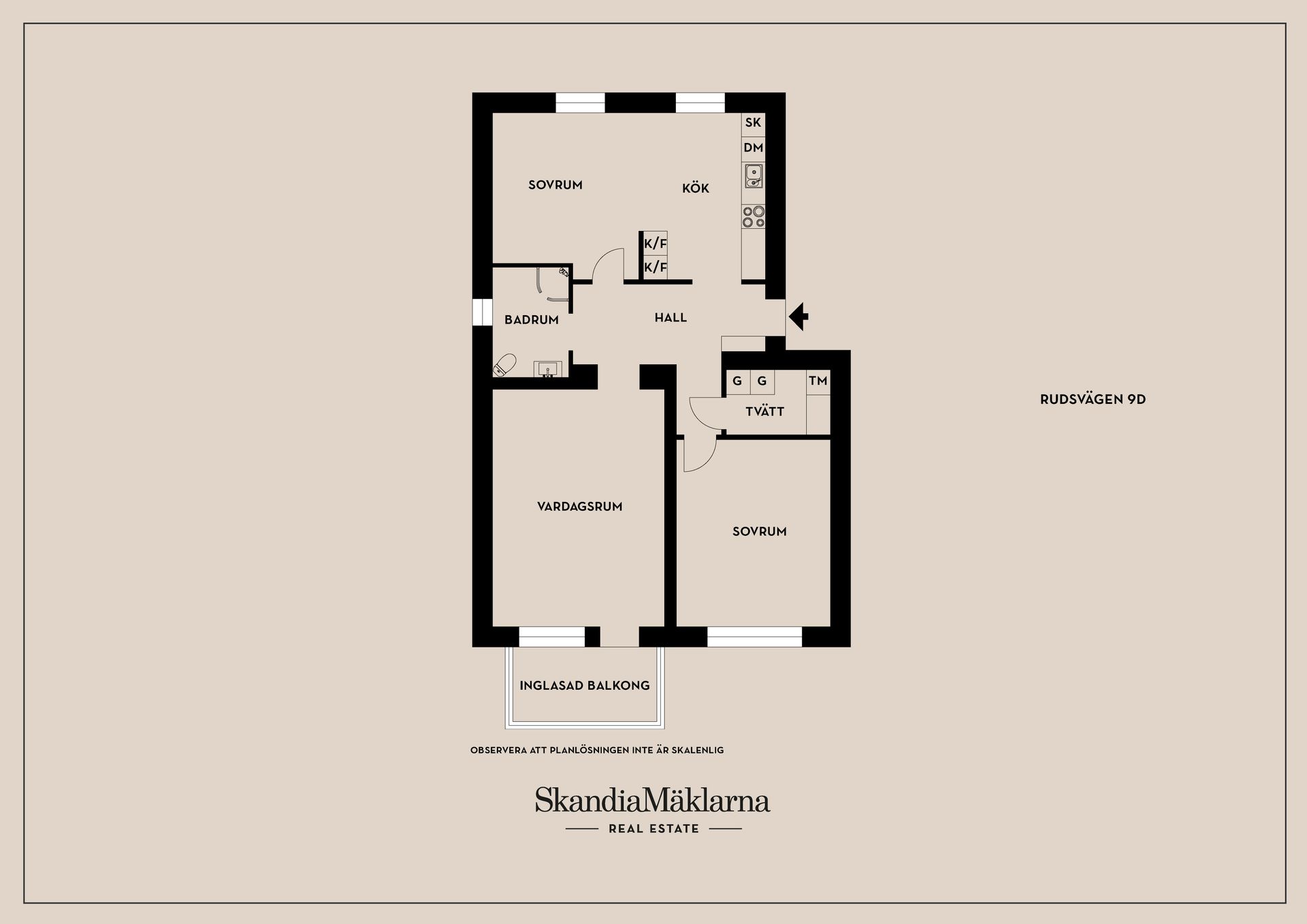 Bostadsrätt, Rudsvägen 9D, Sundsta/Norrstrand, Karlstad